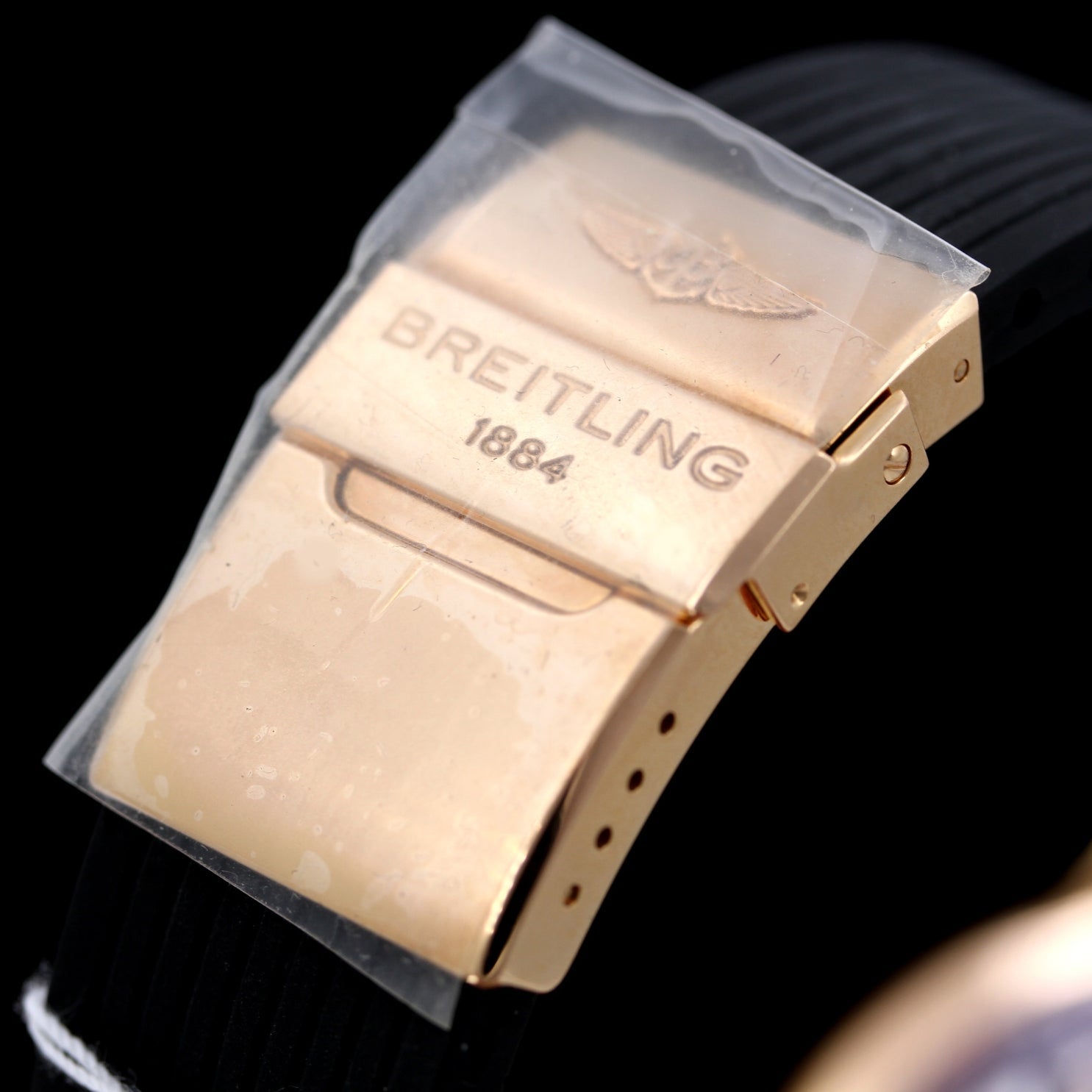 Breitling Navitimer B03 Rattrapante 45 mm, Roségold, Chocolate Dial, RB031121/Q619, B+P - LUXUHRIA