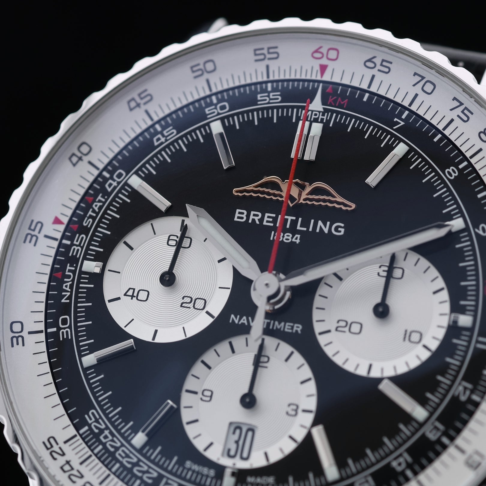 Breitling Navitimer Chronograph B01 43 mm, Ref. AB0138211B1P1, B+P - LUXUHRIA