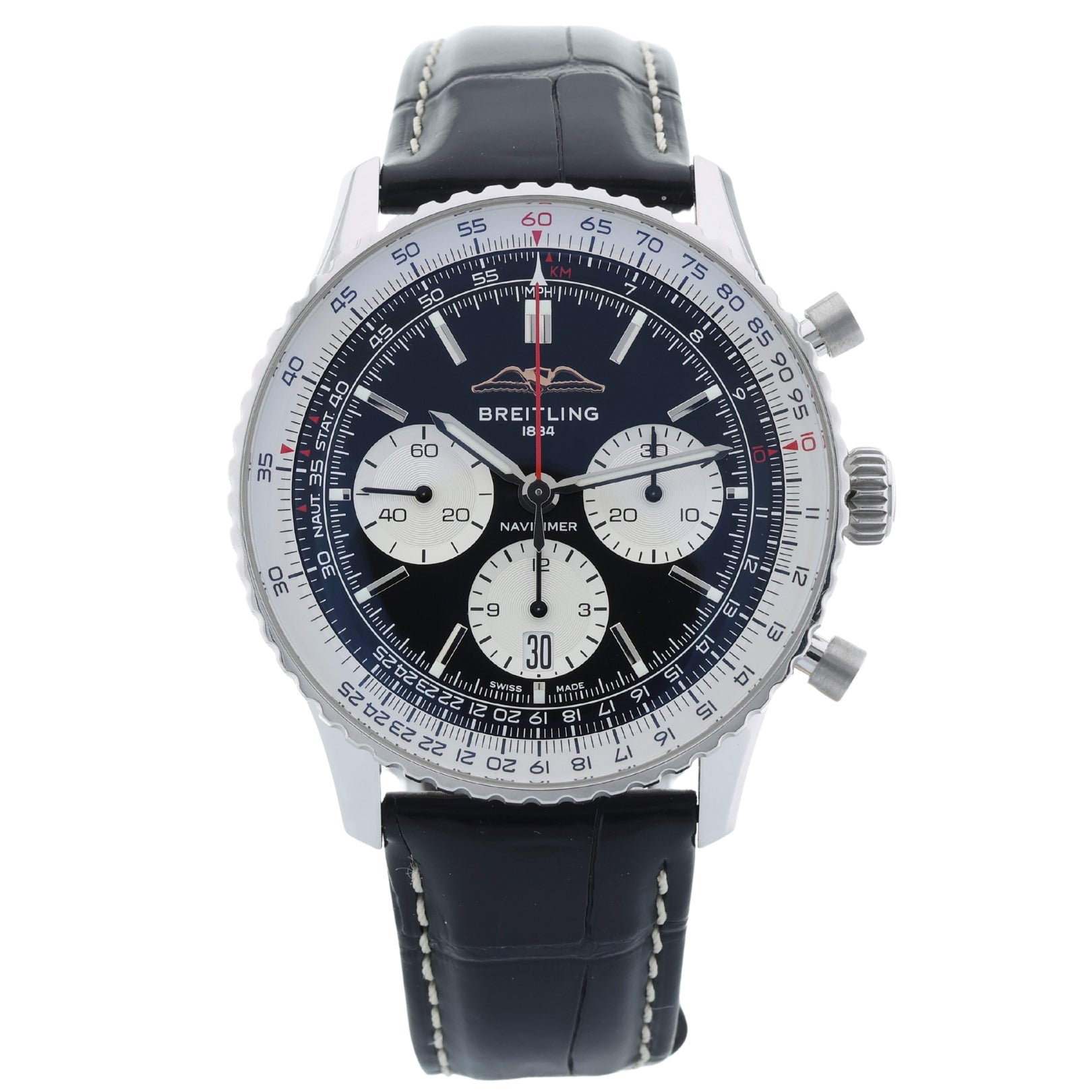 Breitling Navitimer Chronograph B01 43 mm, Ref. AB0138211B1P1, B+P - LUXUHRIA