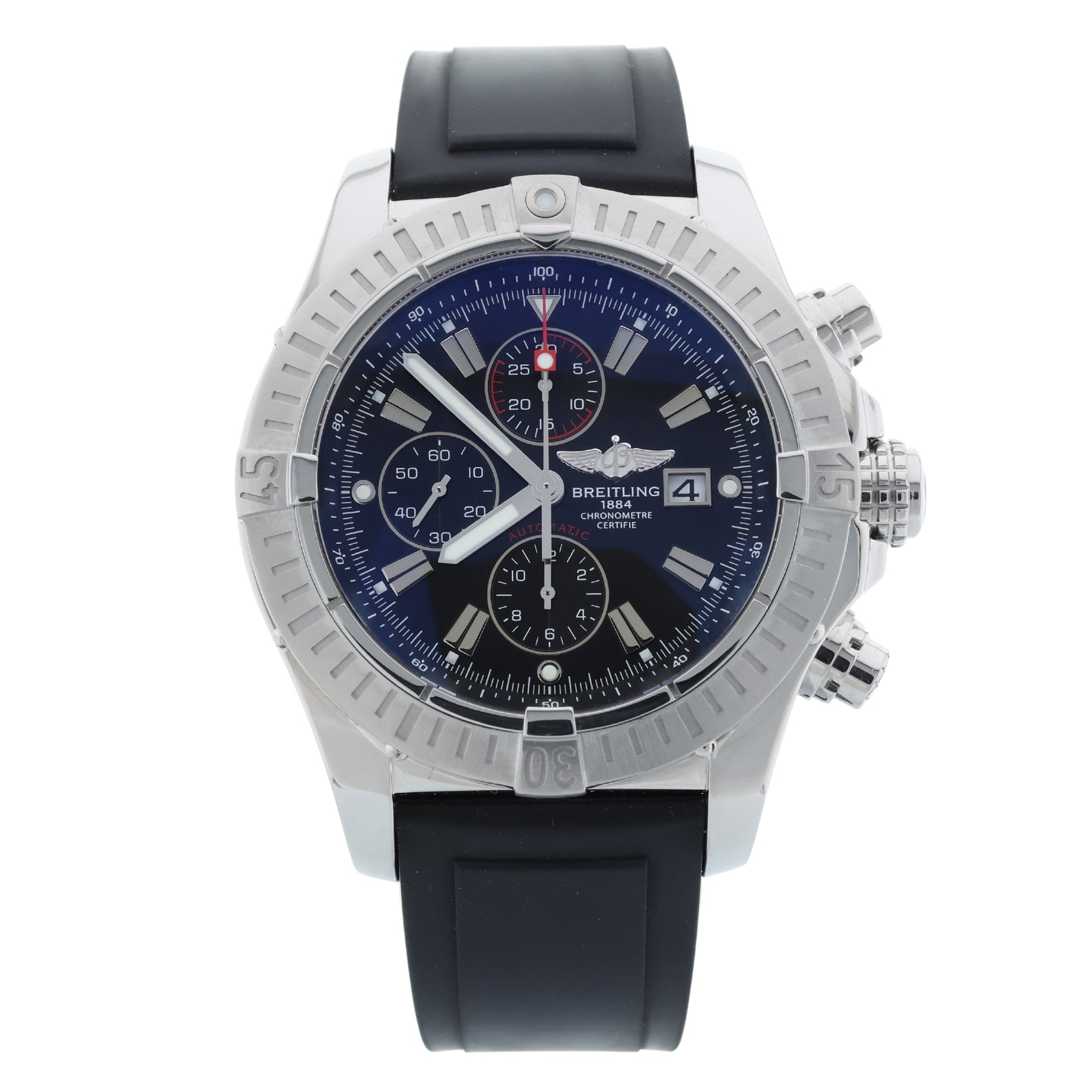Breitling Super Avenger Chrono 48 mm, Ref. A13370, 12 - 2010, B+P - LUXUHRIA