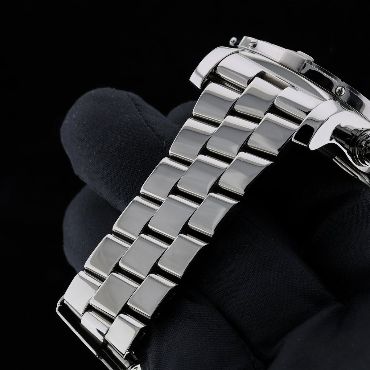 Breitling Super Avenger, Chronograph, Edelstahl, Service 2024, Ref. A13370, 01-2010, B+P - LUXUHRIA