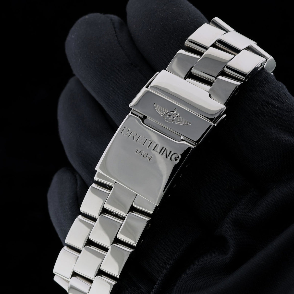 Breitling Super Avenger, Chronograph, Edelstahl, Service 2024, Ref. A13370, 01-2010, B+P - LUXUHRIA