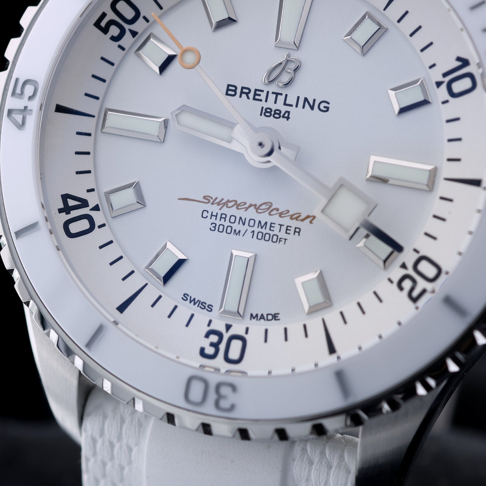 Breitling Superocean Automatic 36, White Dial, Ref. A17377211A1S1, B+P - LUXUHRIA