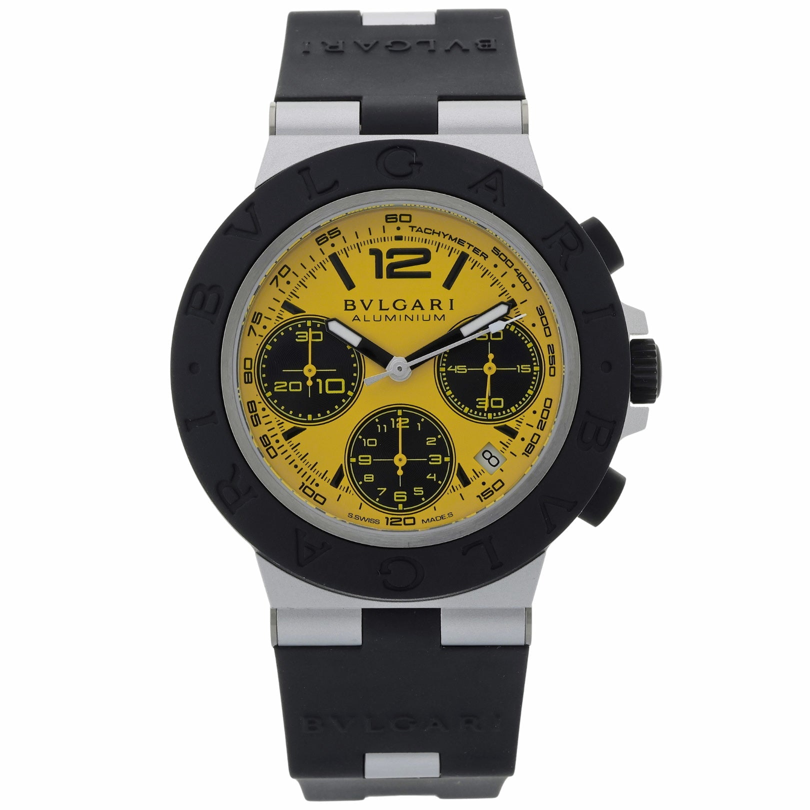 Bulgari Aluminium Gran Turismo 41 mm, Limited Edition 500pcs., Ref. 104006, 12 - 2023, B+P - LUXUHRIA