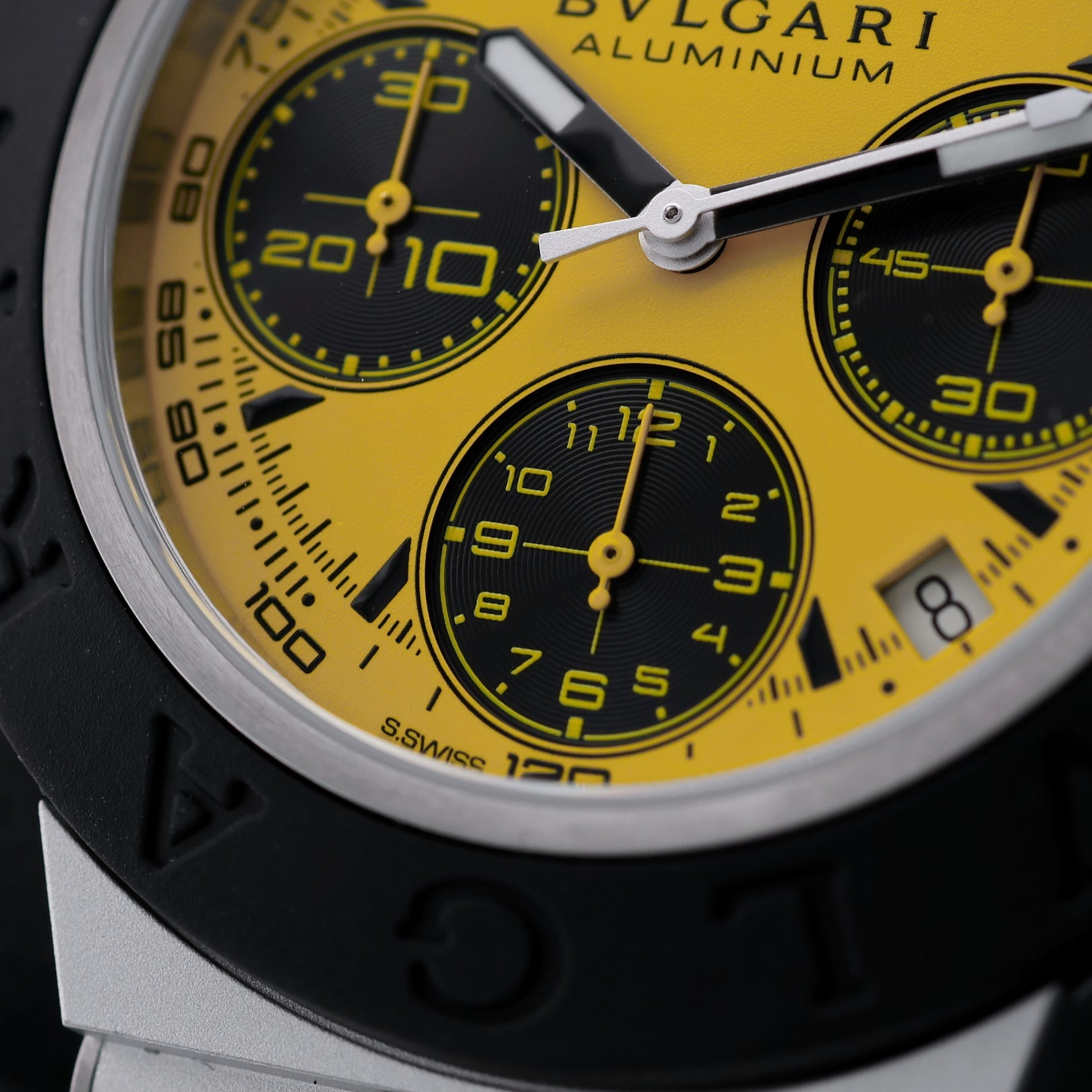 Bulgari Aluminium Gran Turismo 41 mm, Limited Edition 500pcs., Ref. 104006, 12 - 2023, B+P - LUXUHRIA