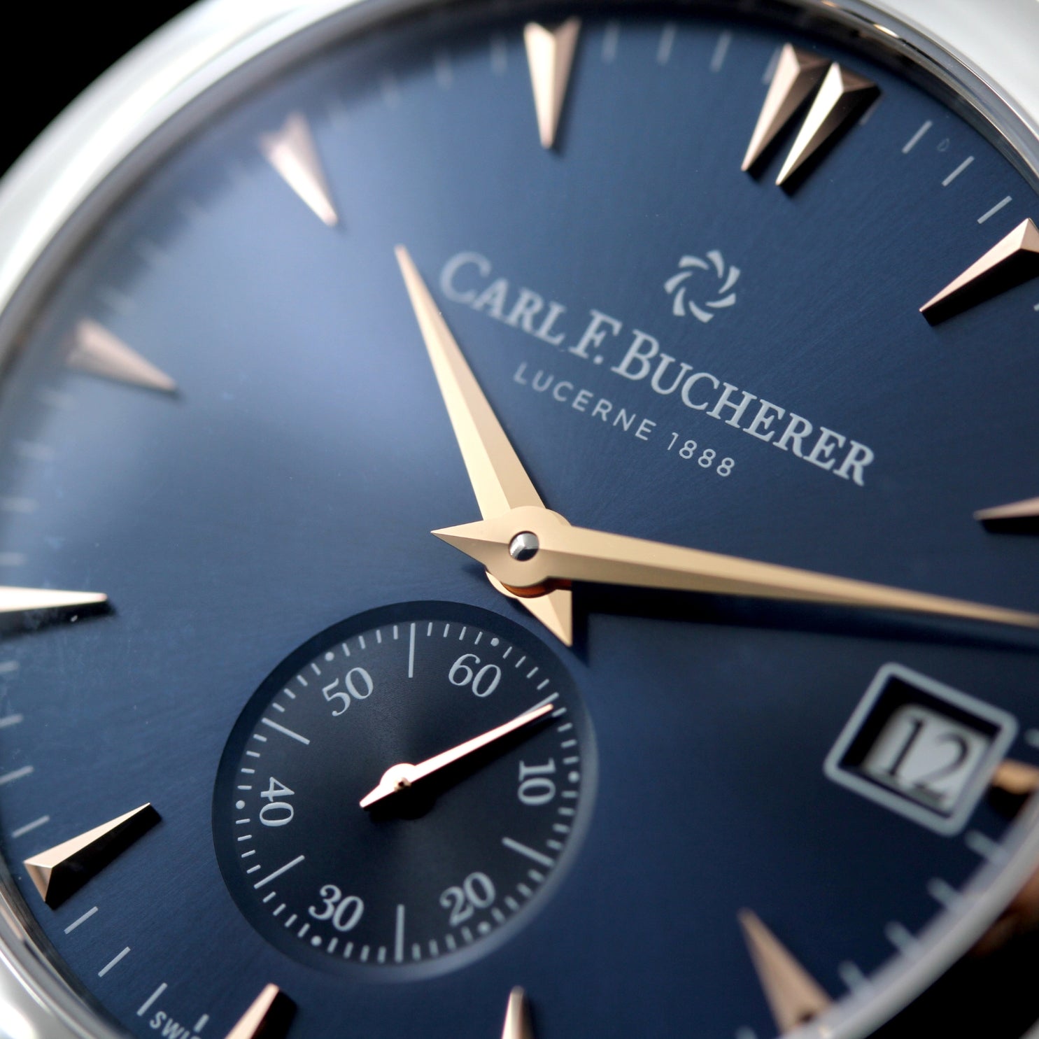Carl F. Bucherer Manero Peripheral 40.6mm, Limited 188pcs., Blue Dial, 00.10917.08.53.88, 10 - 2019, B+P - LUXUHRIA