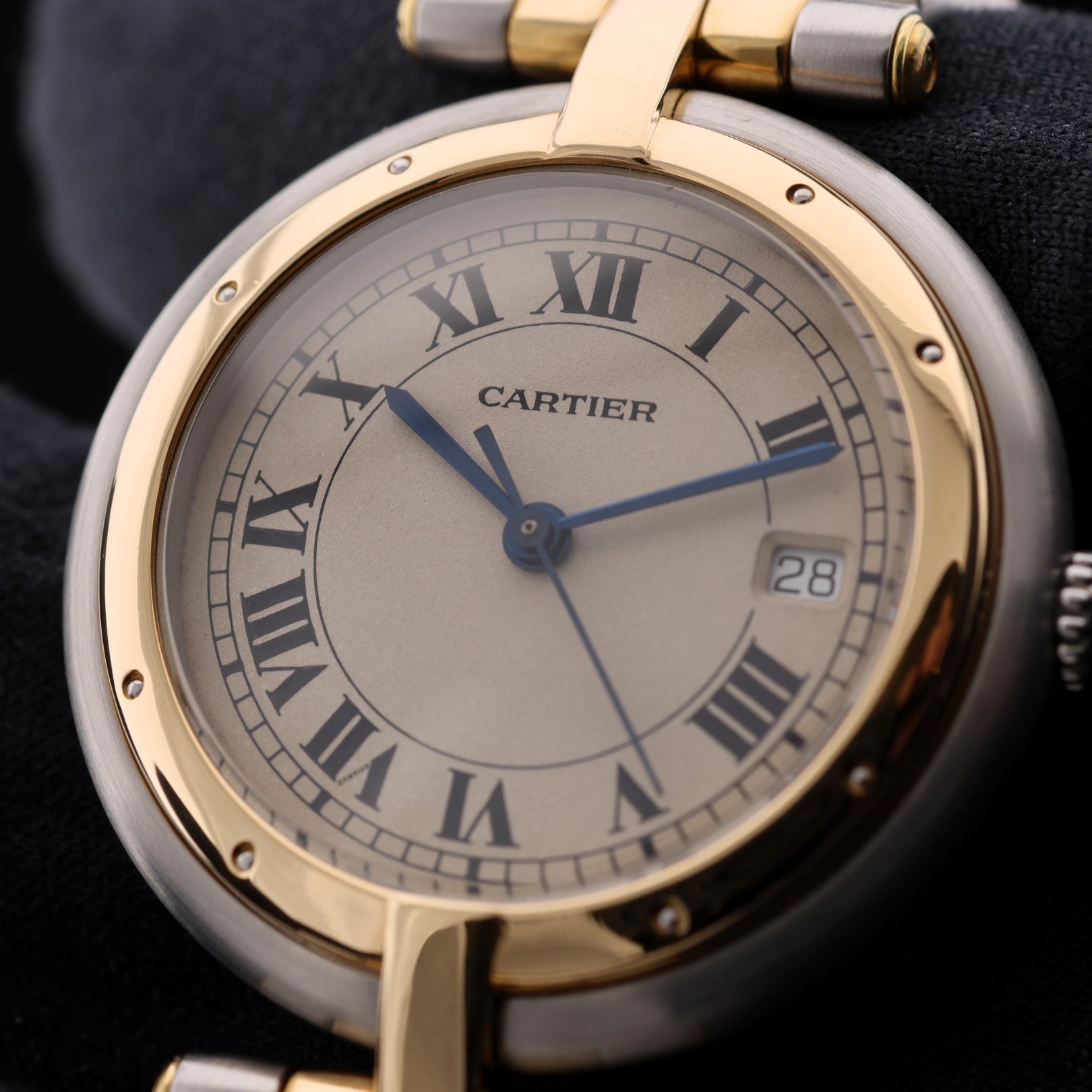Cartier Cougar Panthere Ronde, Stahl/Gelbgold, Ref. 183964, ohne B+P - LUXUHRIA