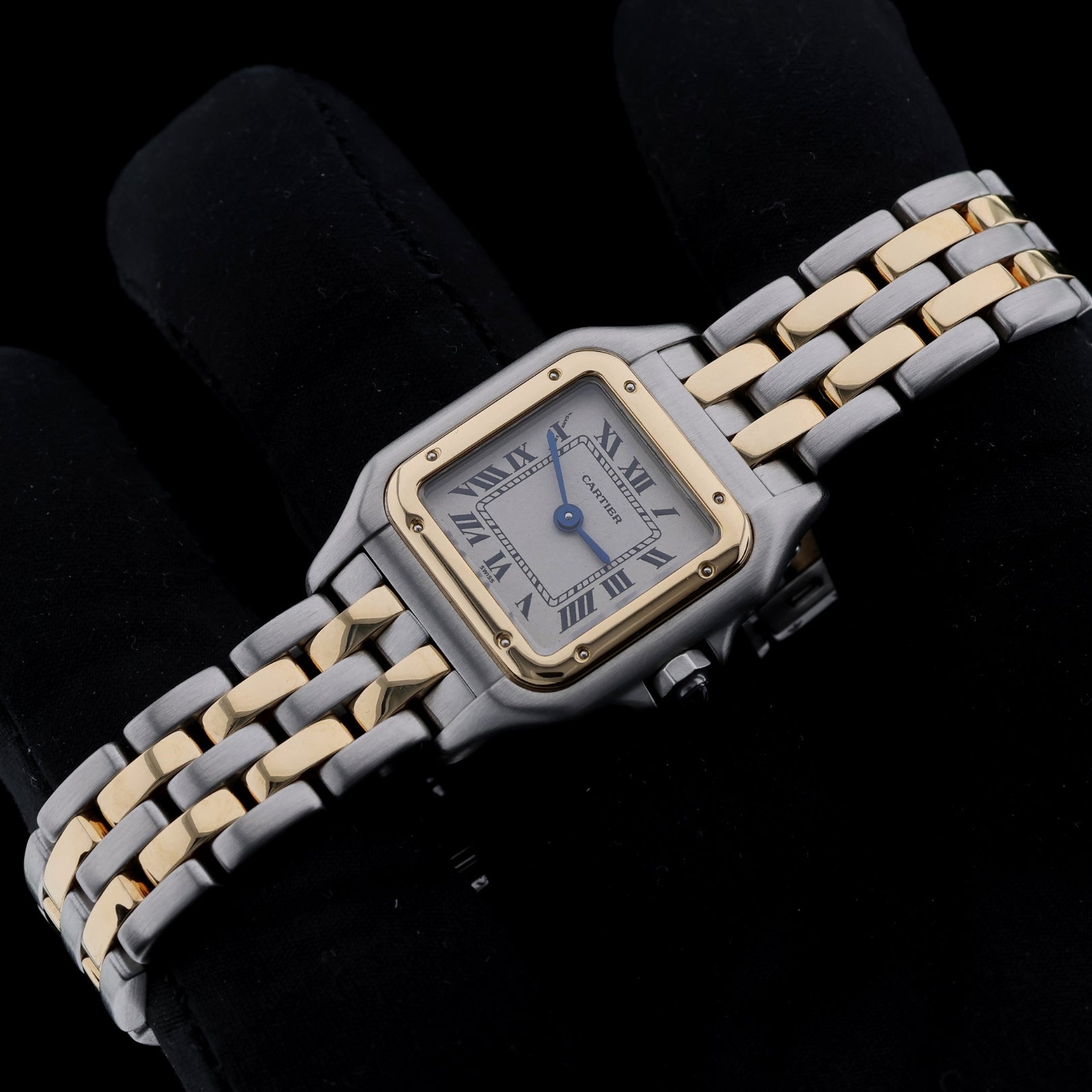 Cartier Lady Panthère de Cartier, 22x30mm, Stahl/Gelbgold, Ref. 112000R, 09 - 1992, B+P - LUXUHRIA