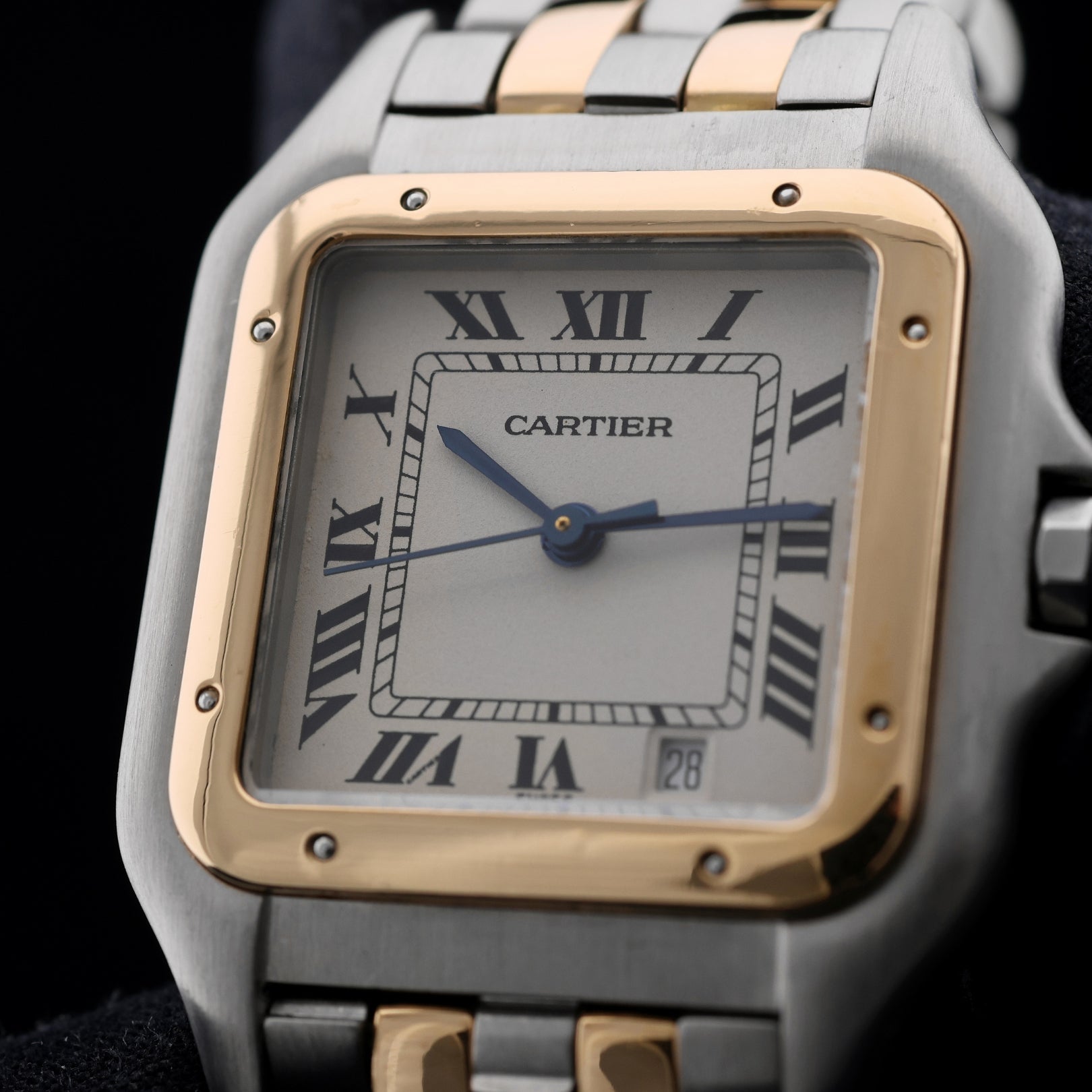 Cartier Panthère de Cartier, 2 - Reihig, 27mm, Stahl/Gold, Ref. 1100, ohne B+P - LUXUHRIA