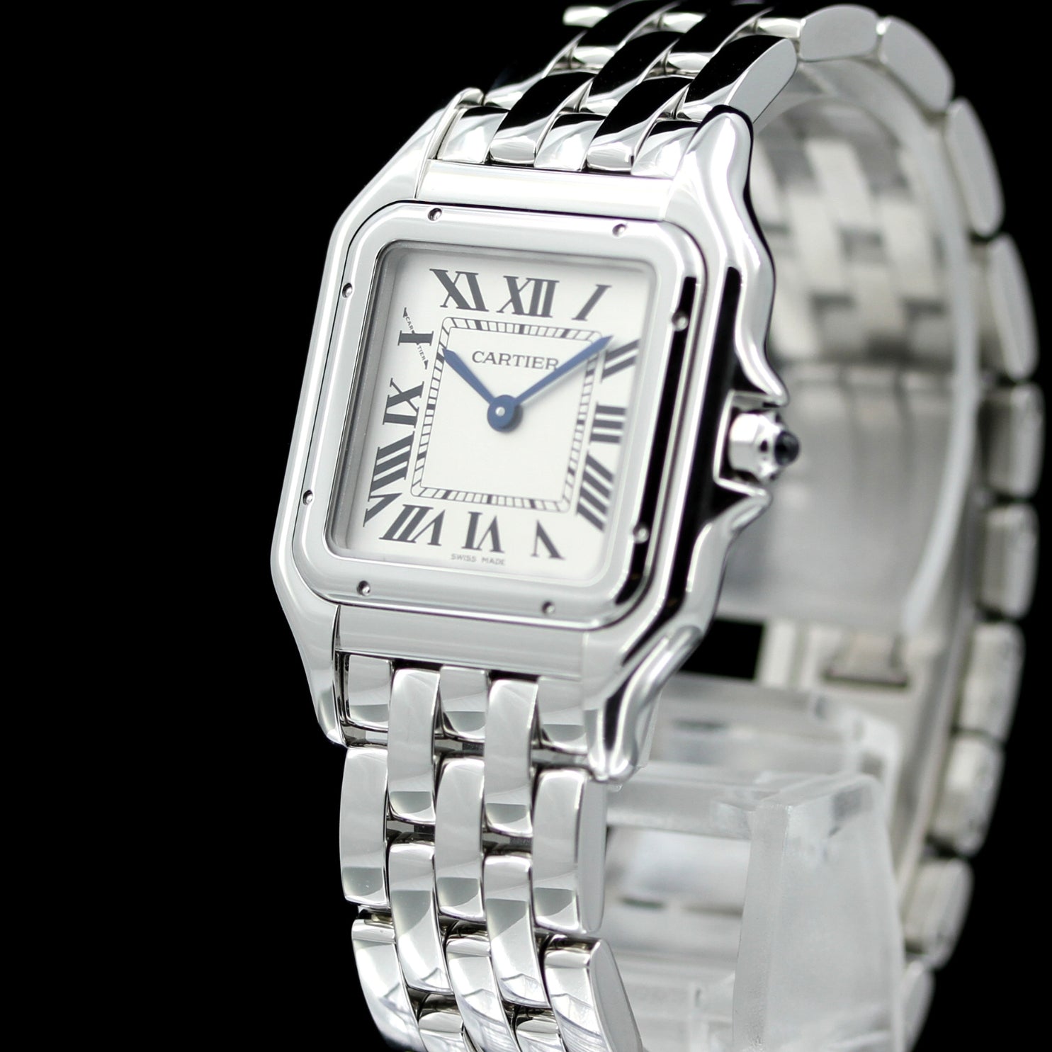 Cartier Panthère de Cartier 27 x 37 mm, Edelstahl, Ref. WSPN0007, 08 - 2020 B+P - LUXUHRIA