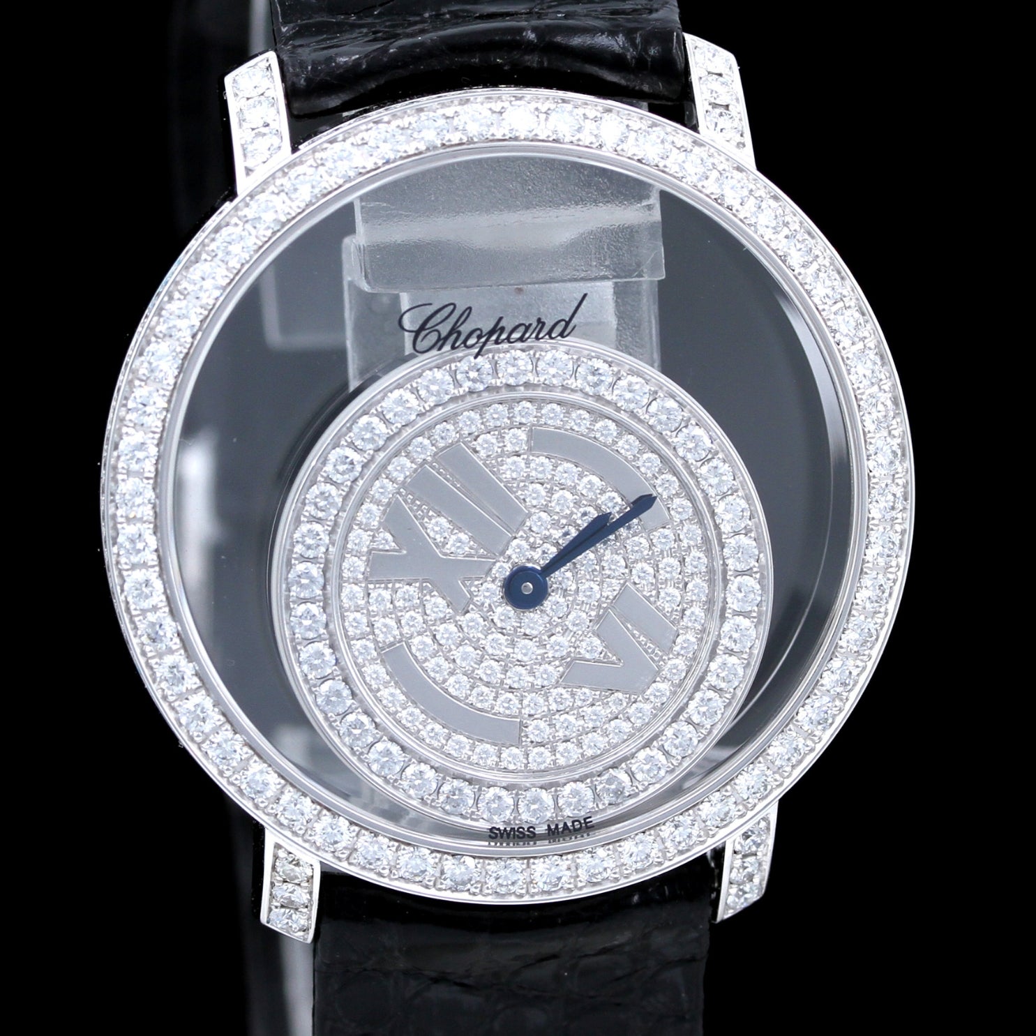 Chopard Happy Diamonds Happy Time 37mm, 283 Diamonds (2,86ct.), Ref. 207229 - LUXUHRIA