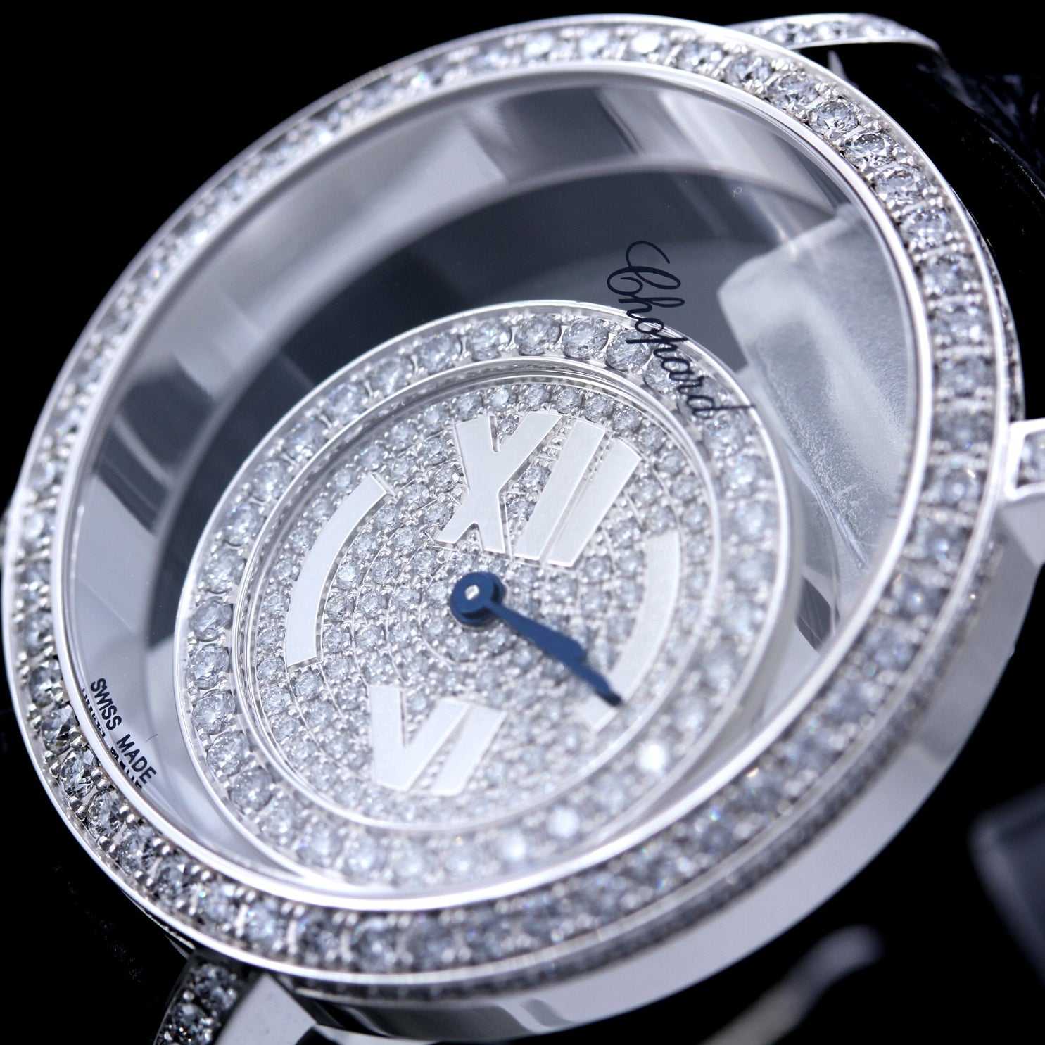 Chopard Happy Diamonds Happy Time 37mm, 283 Diamonds (2,86ct.), Ref. 207229 - LUXUHRIA