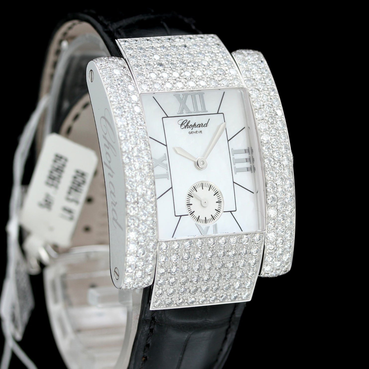 Chopard LA STRADA Perlmutt, Diamantbesatz 242 = ca. 5.30ct, 416867-1001, B+P - LUXUHRIA