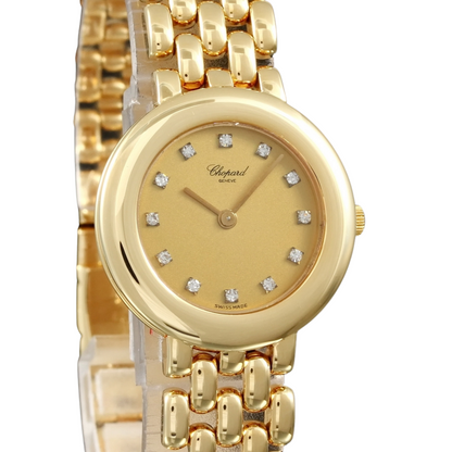Chopard Classic dial with 12 diamonds, yellow gold, 11/7360, 117360
