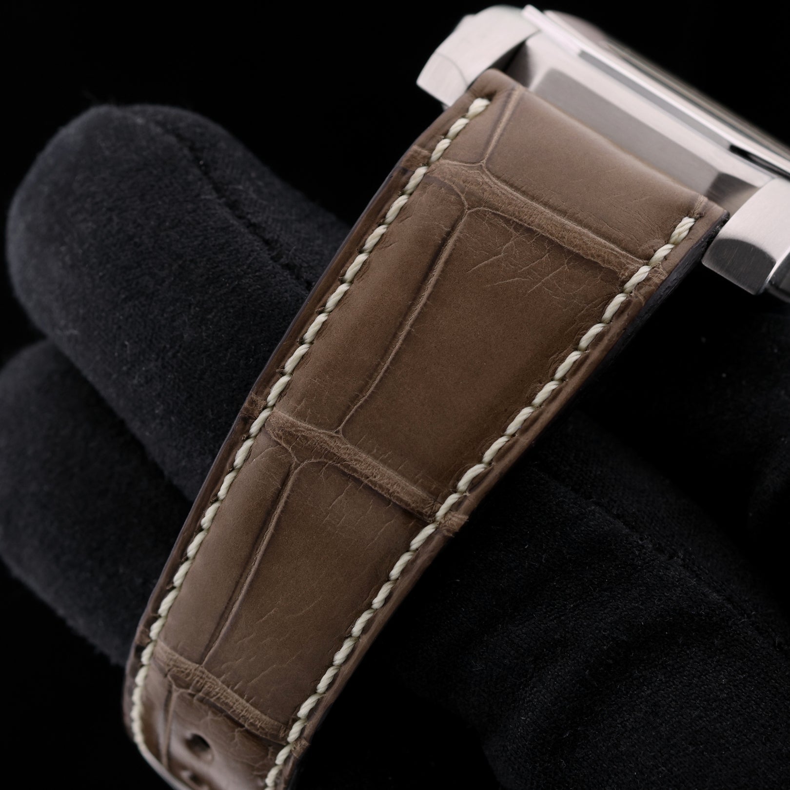 Glashütte Original Senator Karrée Mondphase, Faltschliesse, Ref. 39 - 43 - 04 - 04 - 04, 05 - 2000, B+P - LUXUHRIA