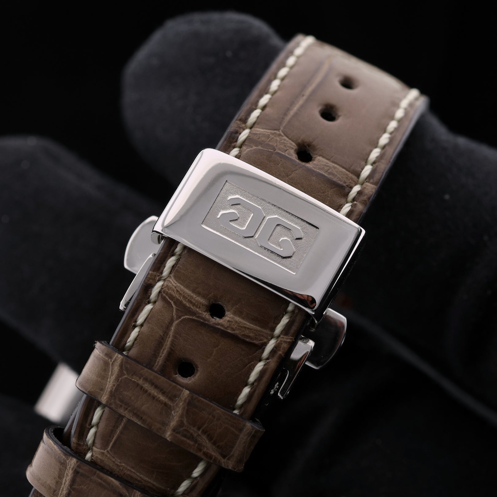 Glashütte Original Senator Karrée Mondphase, Faltschliesse, Ref. 39 - 43 - 04 - 04 - 04, 05 - 2000, B+P - LUXUHRIA