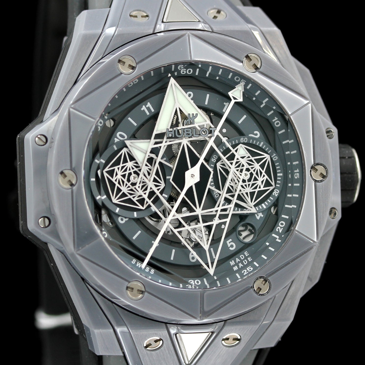 Hublot Big Bang Sang Bleu, Limited 1 out of 200, Ref. 418.FX.8007.RX.MXM21, B+P - LUXUHRIA