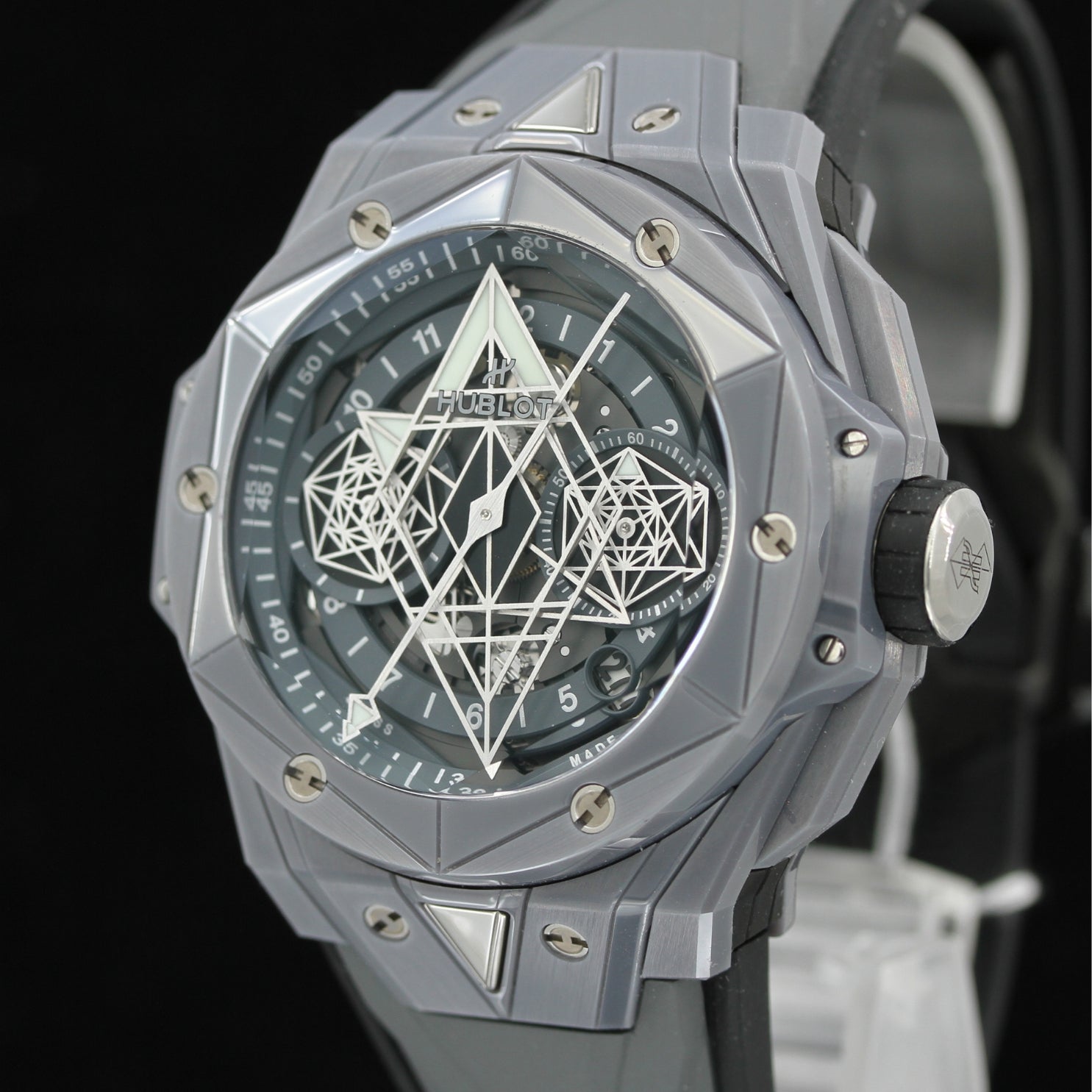 Hublot Big Bang Sang Bleu, Limited 1 out of 200, Ref. 418.FX.8007.RX.MXM21, B+P - LUXUHRIA