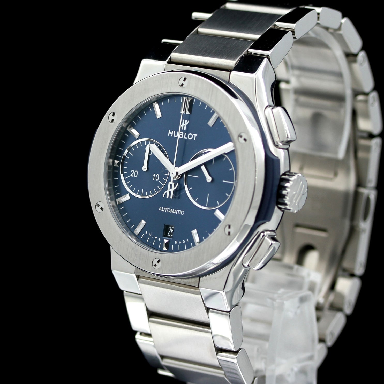 Hublot Classic Fusion Chronograph, 42 mm, Blue, Ref. 540.NX.7170.NX, - LUXUHRIA