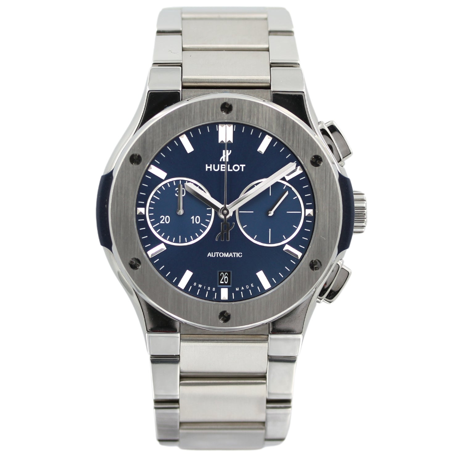 Hublot Classic Fusion Chronograph, 42 mm, Blue, Ref. 540.NX.7170.NX, - LUXUHRIA