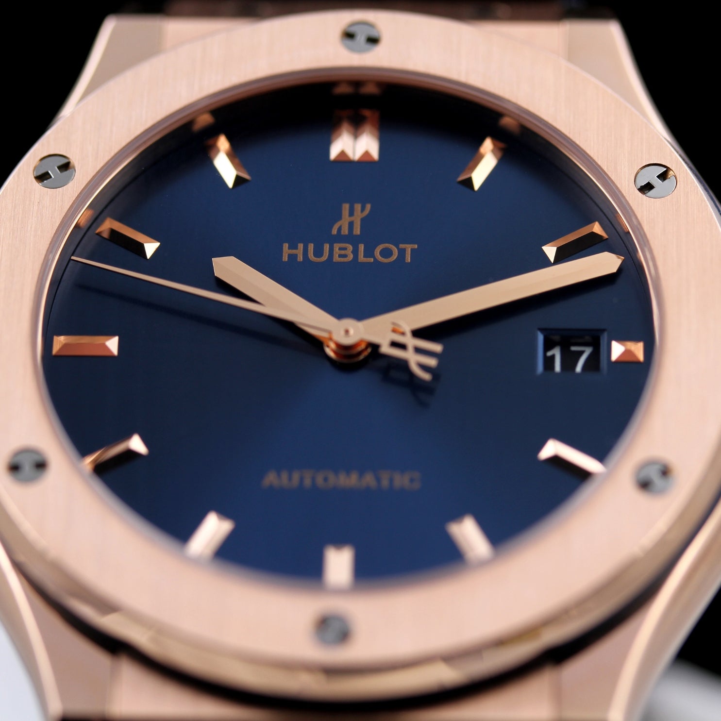 Hublot Classic Fusion King Gold Blue 42 mm, Ref. 511.OX.7180.LR, B+P - LUXUHRIA