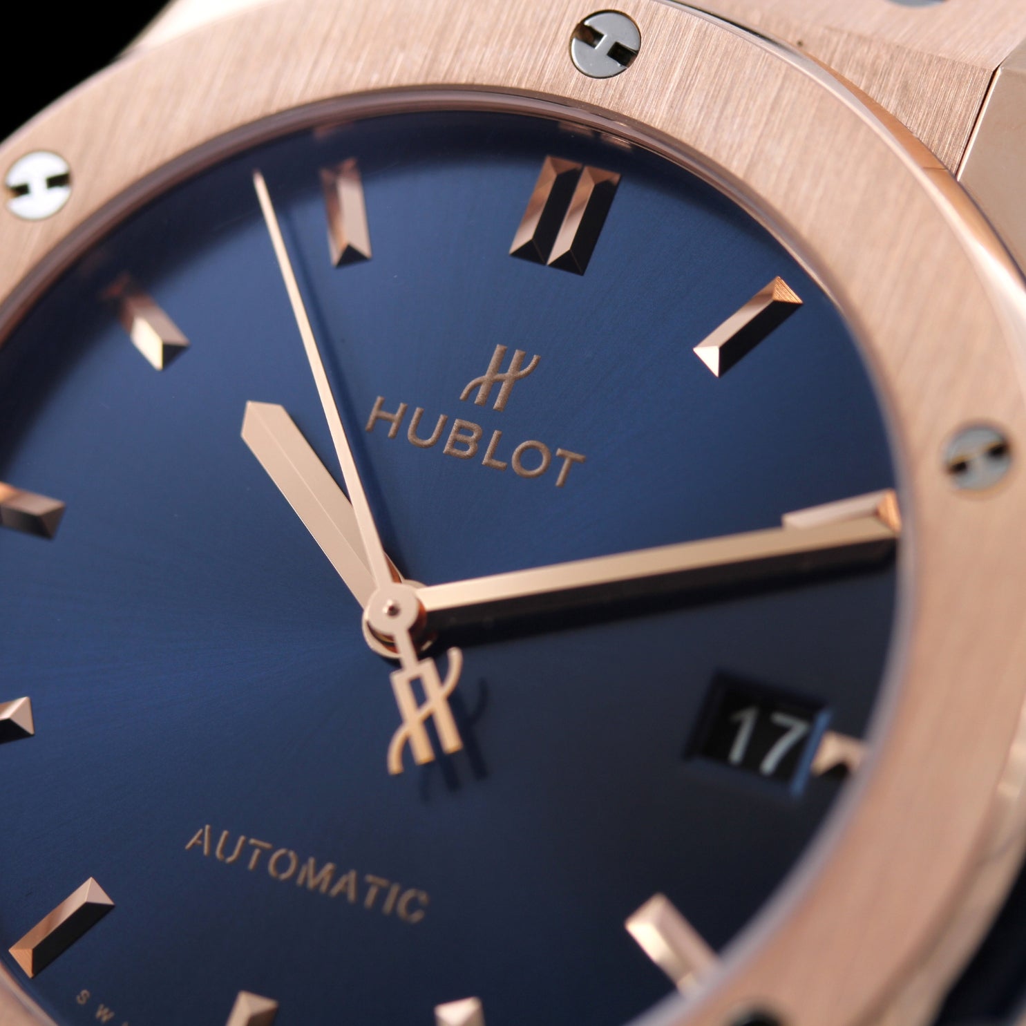 Hublot Classic Fusion King Gold Blue 42 mm, Ref. 511.OX.7180.LR, B+P - LUXUHRIA