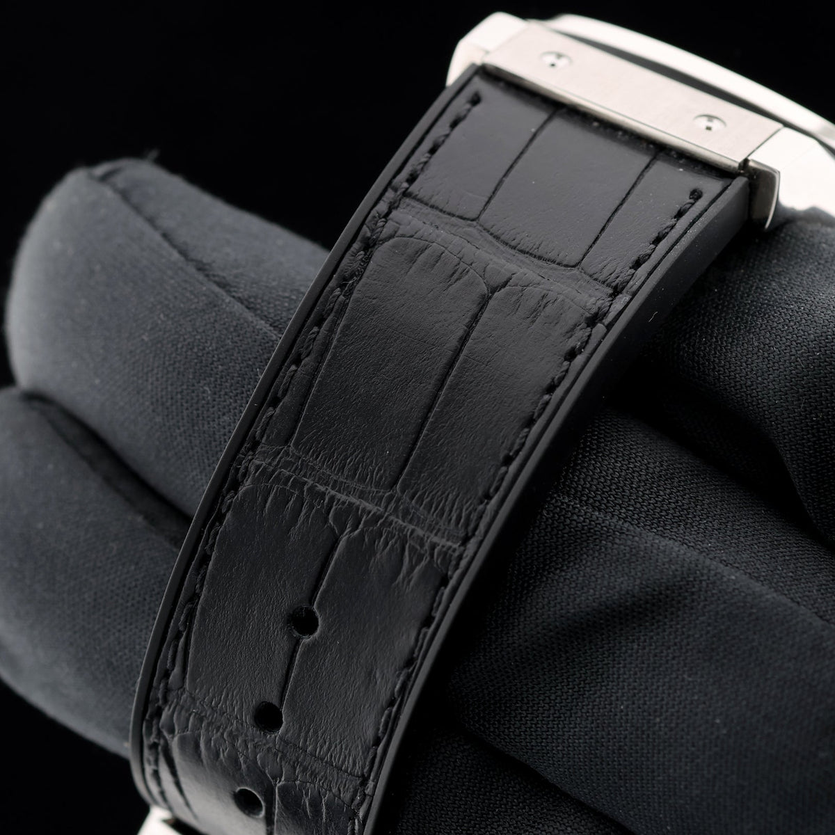 Hublot Classic Fusion Titanium, Black Dial, Diamonds, Ref. 542.NX.1171.LR.1104, 2023, B+P - LUXUHRIA