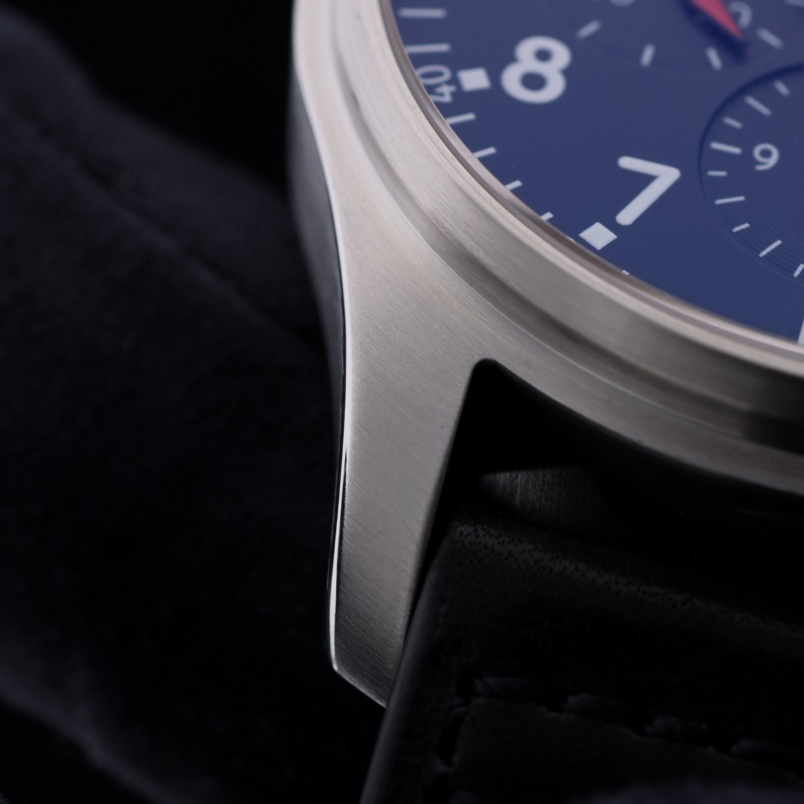 IWC Fliegeruhr Chronograph, 43 mm, LC100, Lederarmband, Ref. IW377701, 04-2014, B+P - LUXUHRIA