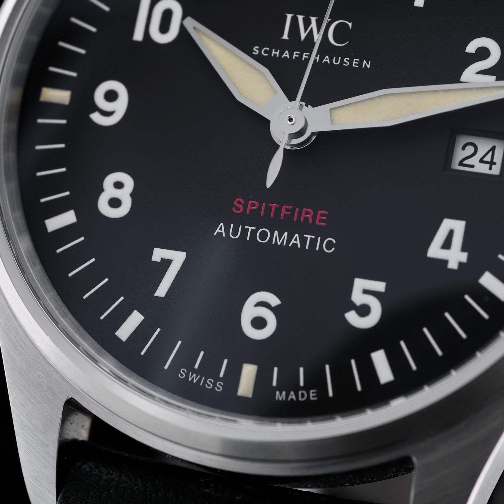 IWC Fliegeruhr Pilot’s Watch Automatic Spitfire, Faltschliesse, Ref. IW326801, B+P - LUXUHRIA