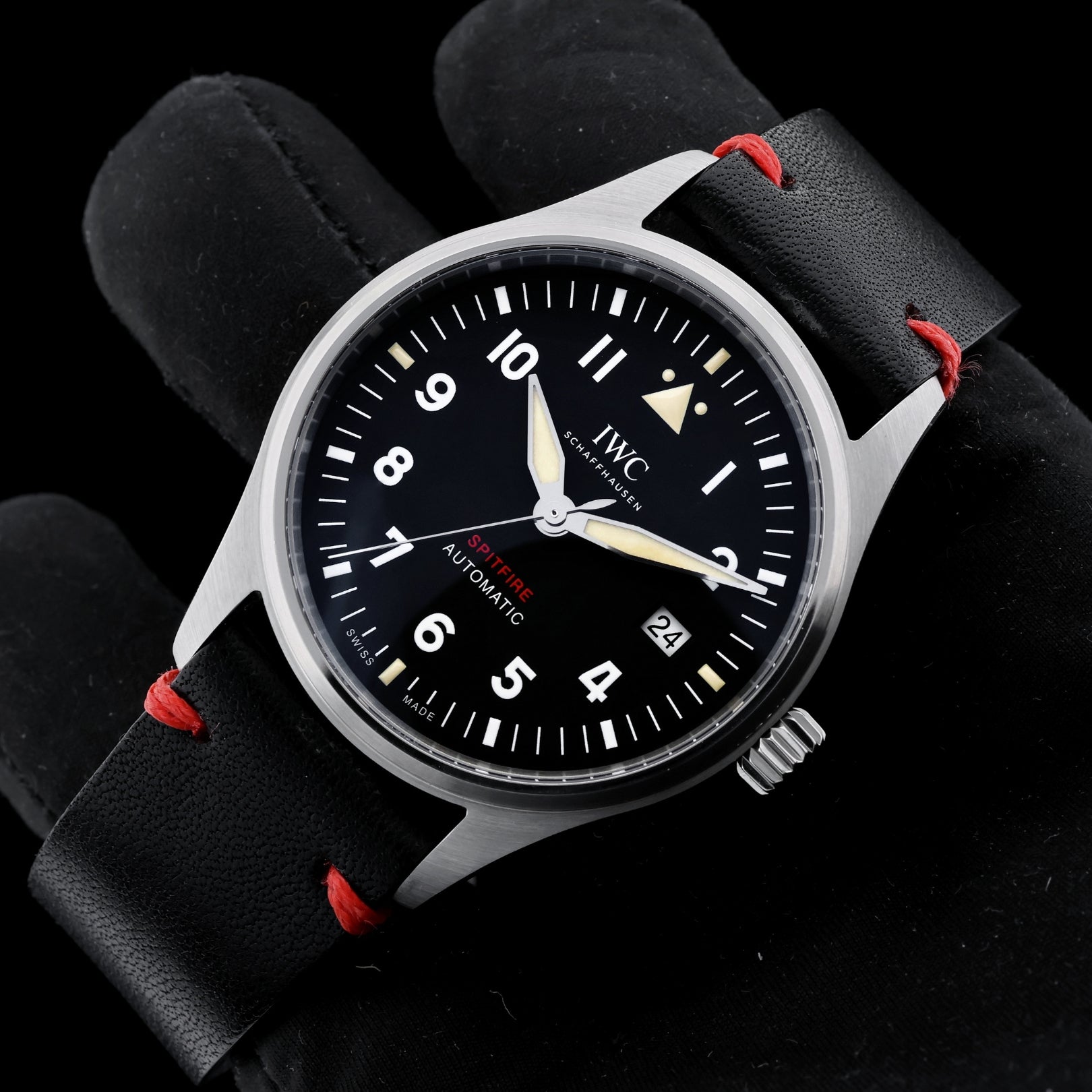 IWC Fliegeruhr Pilot’s Watch Automatic Spitfire, Faltschliesse, Ref. IW326801, B+P - LUXUHRIA