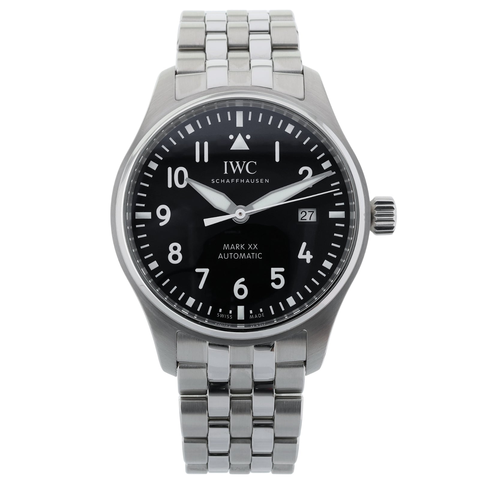 IWC Fliegeruhr Pilot's Watch Mark XX, IW328202, Stahlband, B+P - LUXUHRIA