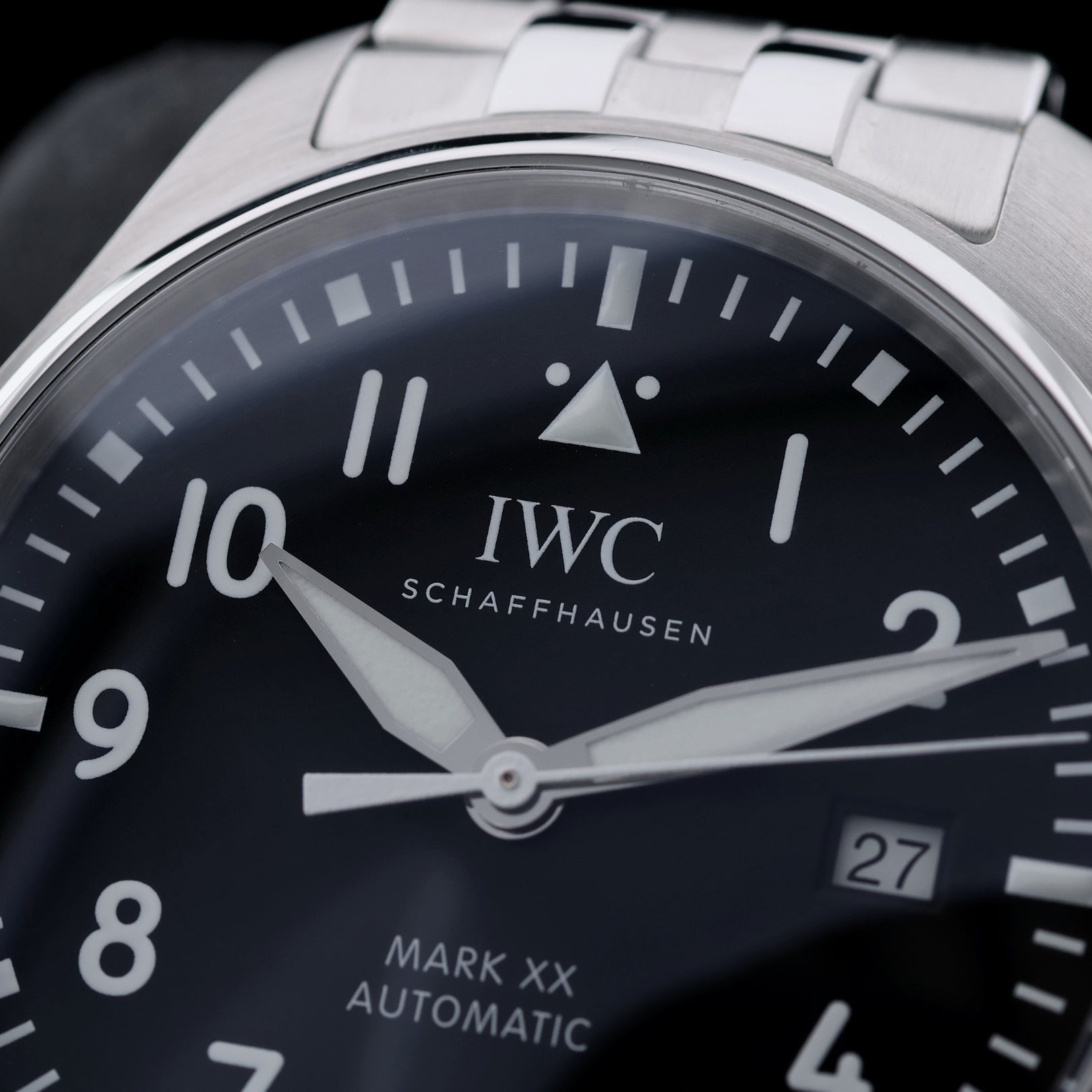 IWC Fliegeruhr Pilot's Watch Mark XX, IW328202, Stahlband, B+P - LUXUHRIA