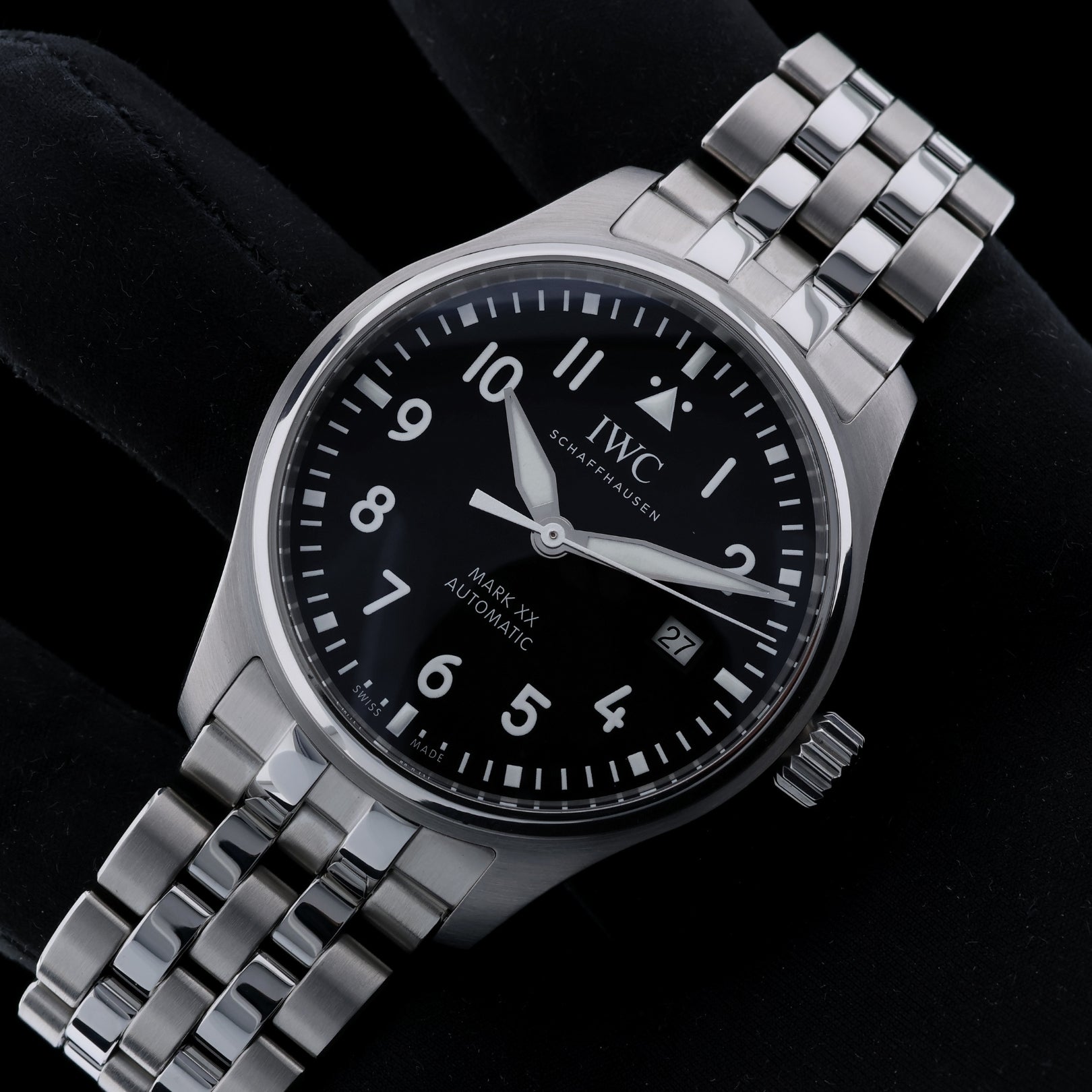 IWC Fliegeruhr Pilot's Watch Mark XX, IW328202, Stahlband, B+P - LUXUHRIA