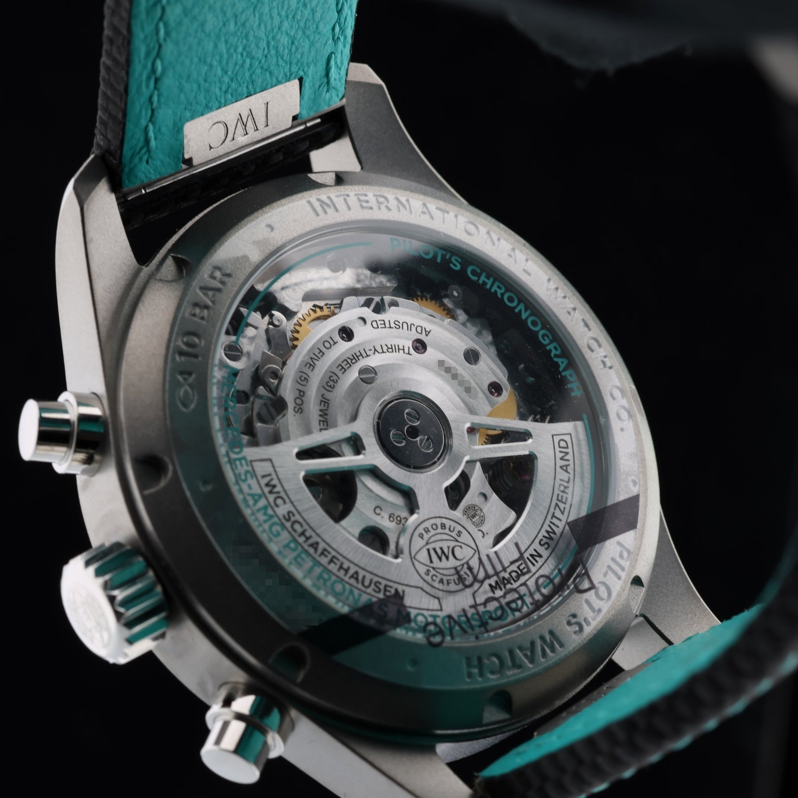IWC Pilot’s Watch Chronograph 41mm «Mercedes - AMG PETRONAS Formula One™ Team», Ref. IW388108, B+P - LUXUHRIA