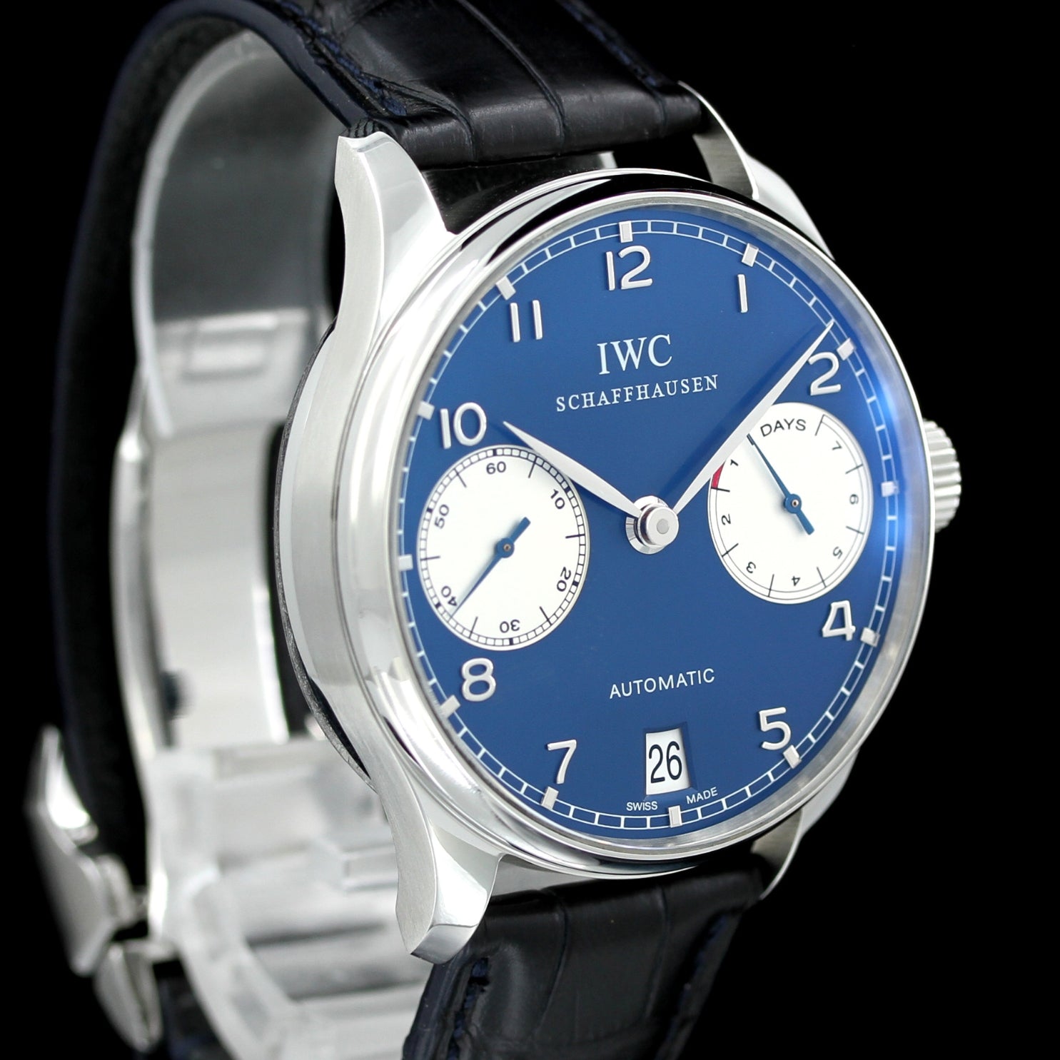 IWC Portuguese Yacht Club Chrono 44.6 Blue Dial 2022 never worn B P IW390701