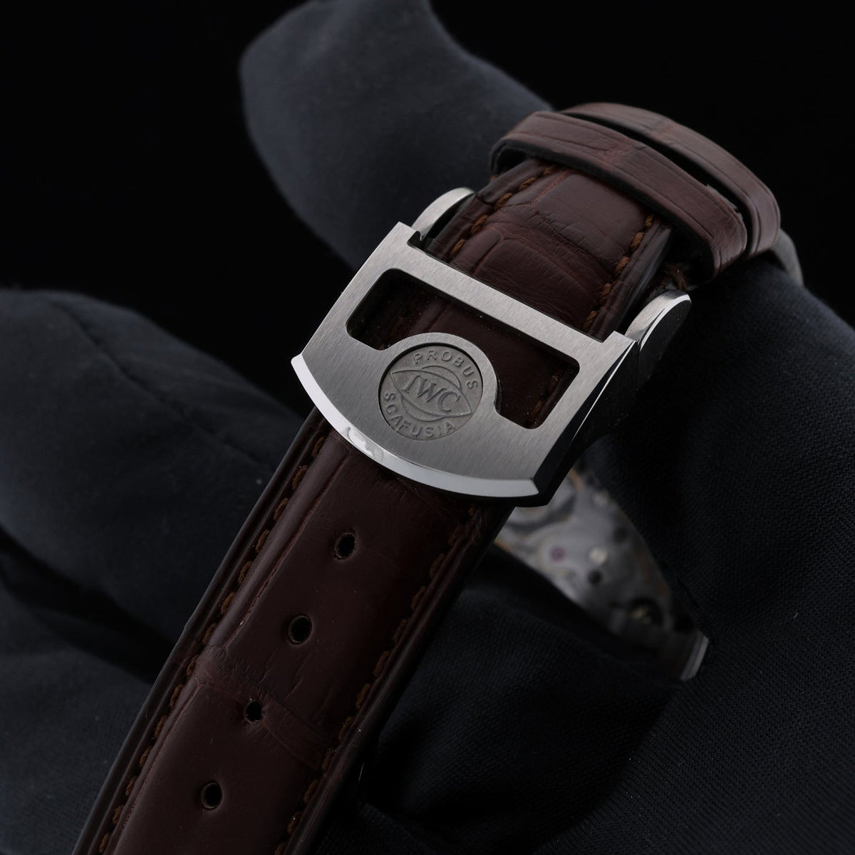 IWC Portuguese Portugieser Chronograph Classic, LC100, Edelstahl, Ref. IW390404, 2018, B+P - LUXUHRIA