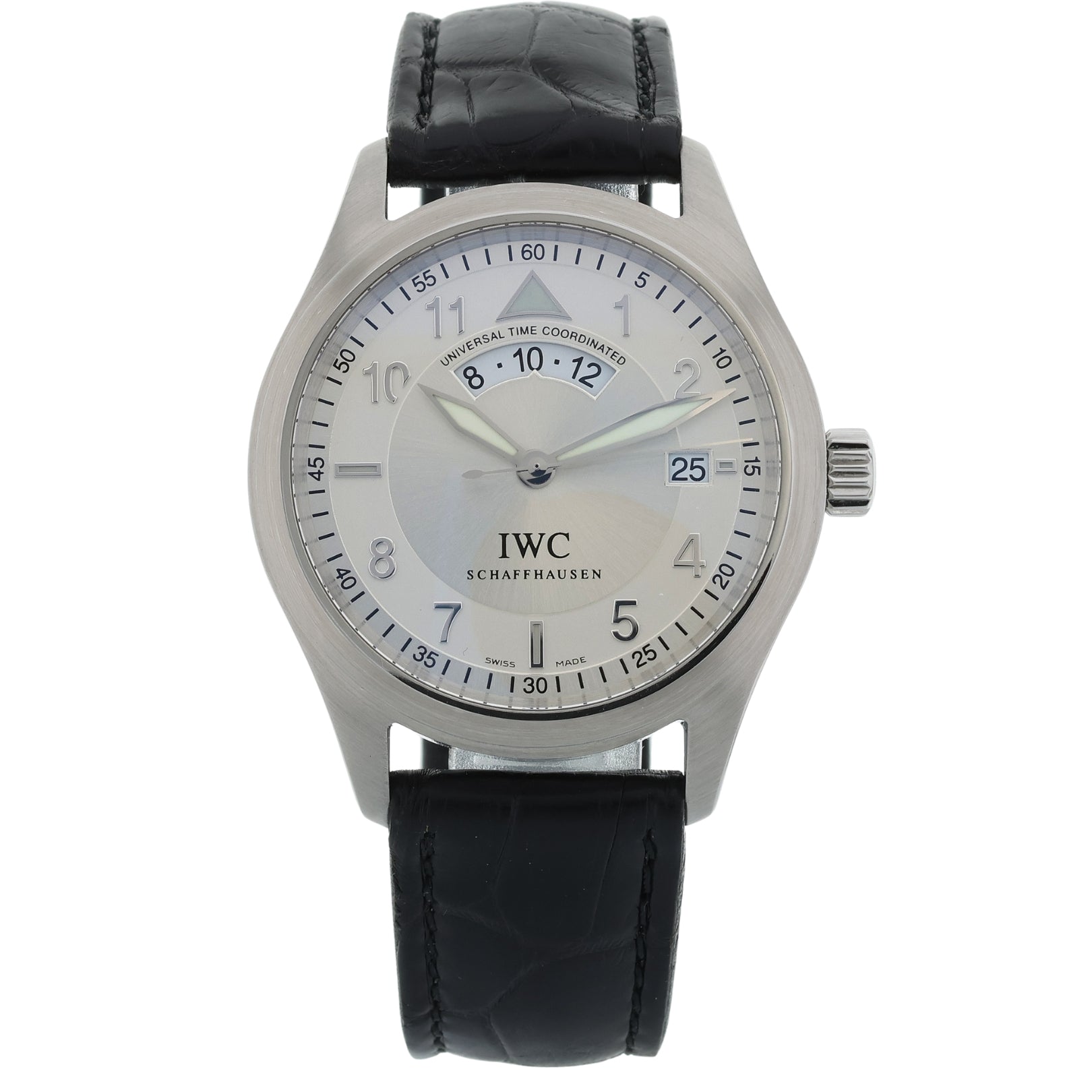 IWC Spitfire UTC, Edelstahl, Lederarmband, Ref. IW3251 - LUXUHRIA