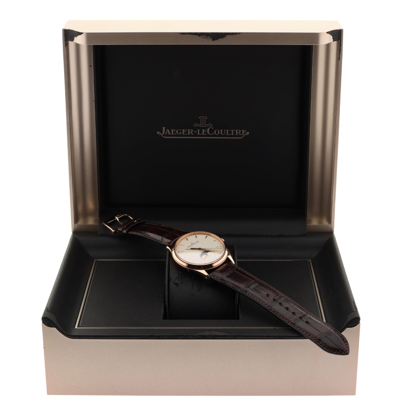 Jaeger-LeCoultre Master Ultra Thin Moon, Roségold, 39mm, Ref. Q1362520, 09-2024, B+P - LUXUHRIA