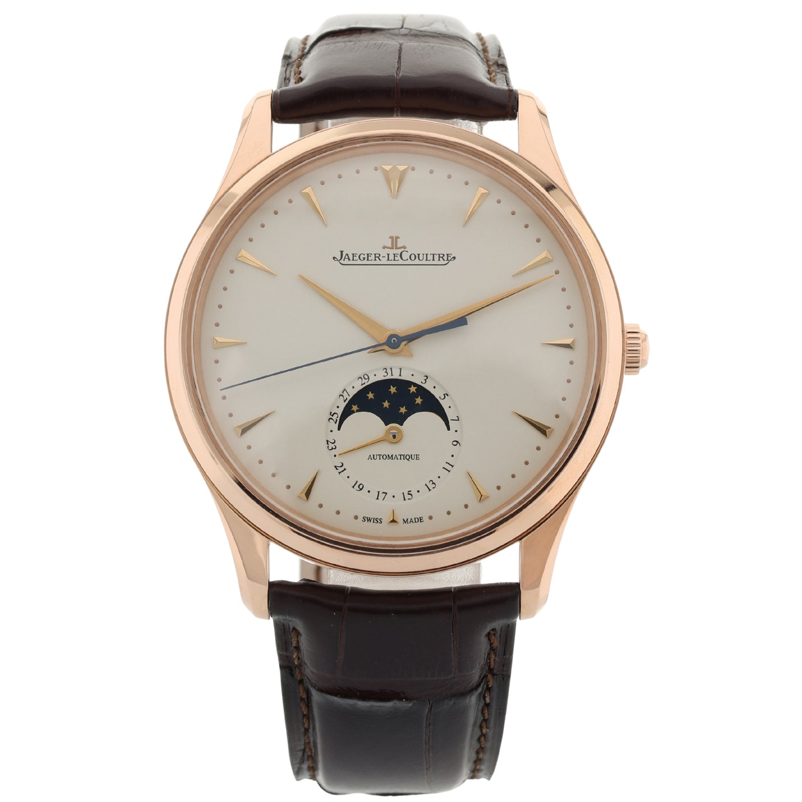 Jaeger-LeCoultre Master Ultra Thin Moon, Roségold, 39mm, Ref. Q1362520, 09-2024, B+P - LUXUHRIA