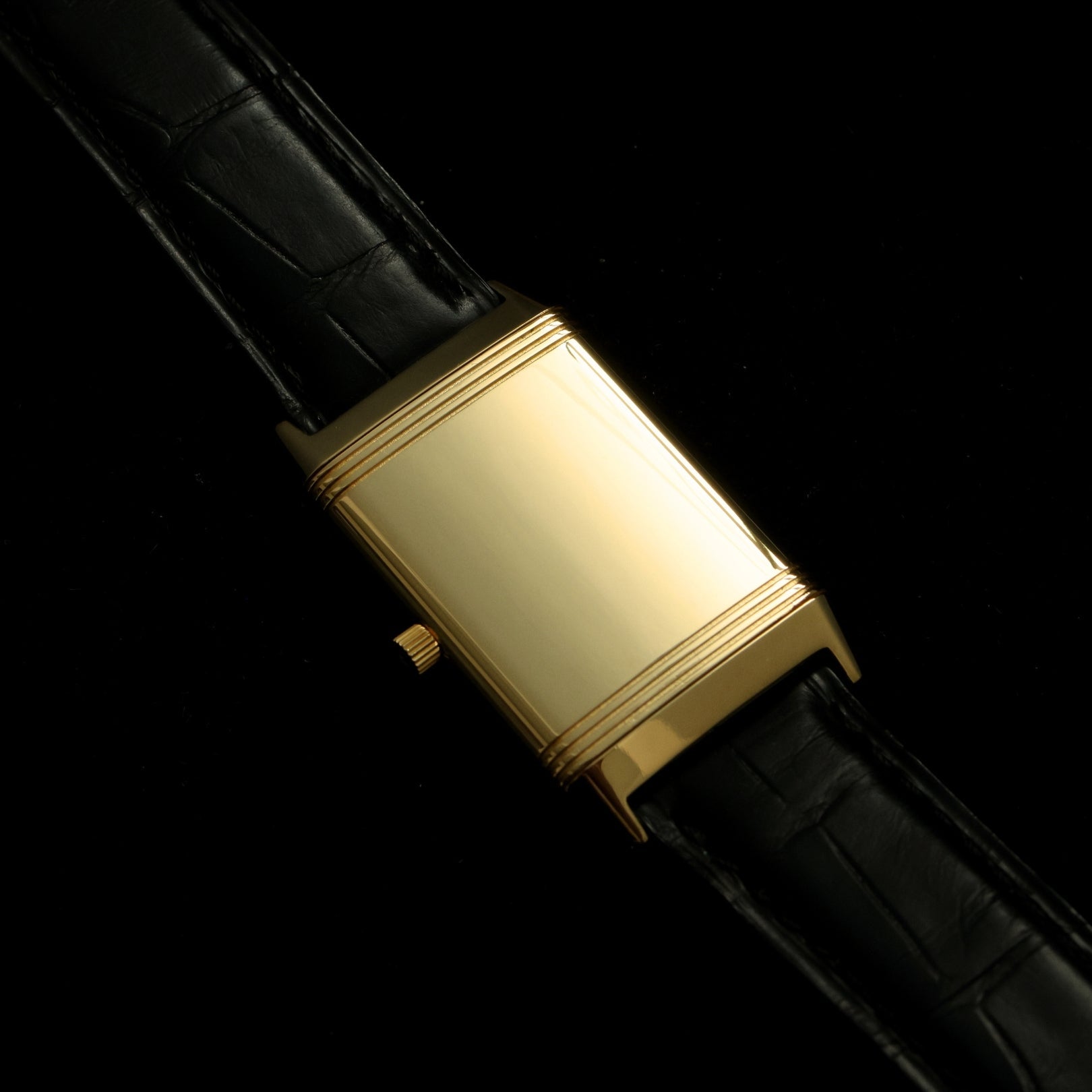 Jaeger - LeCoultre Reverso Classique, Gelbgold, 38x23, Ref. 250.1.86/250.140.862, B+P - LUXUHRIA