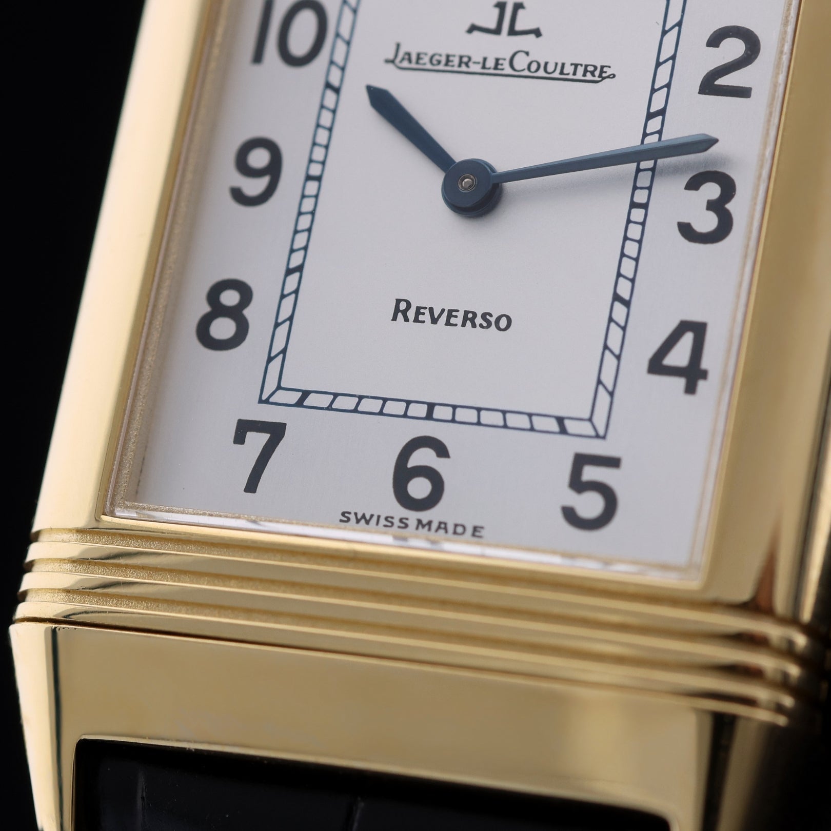 Jaeger - LeCoultre Reverso Classique, Gelbgold, Ref. 250.1.86, B+P - LUXUHRIA
