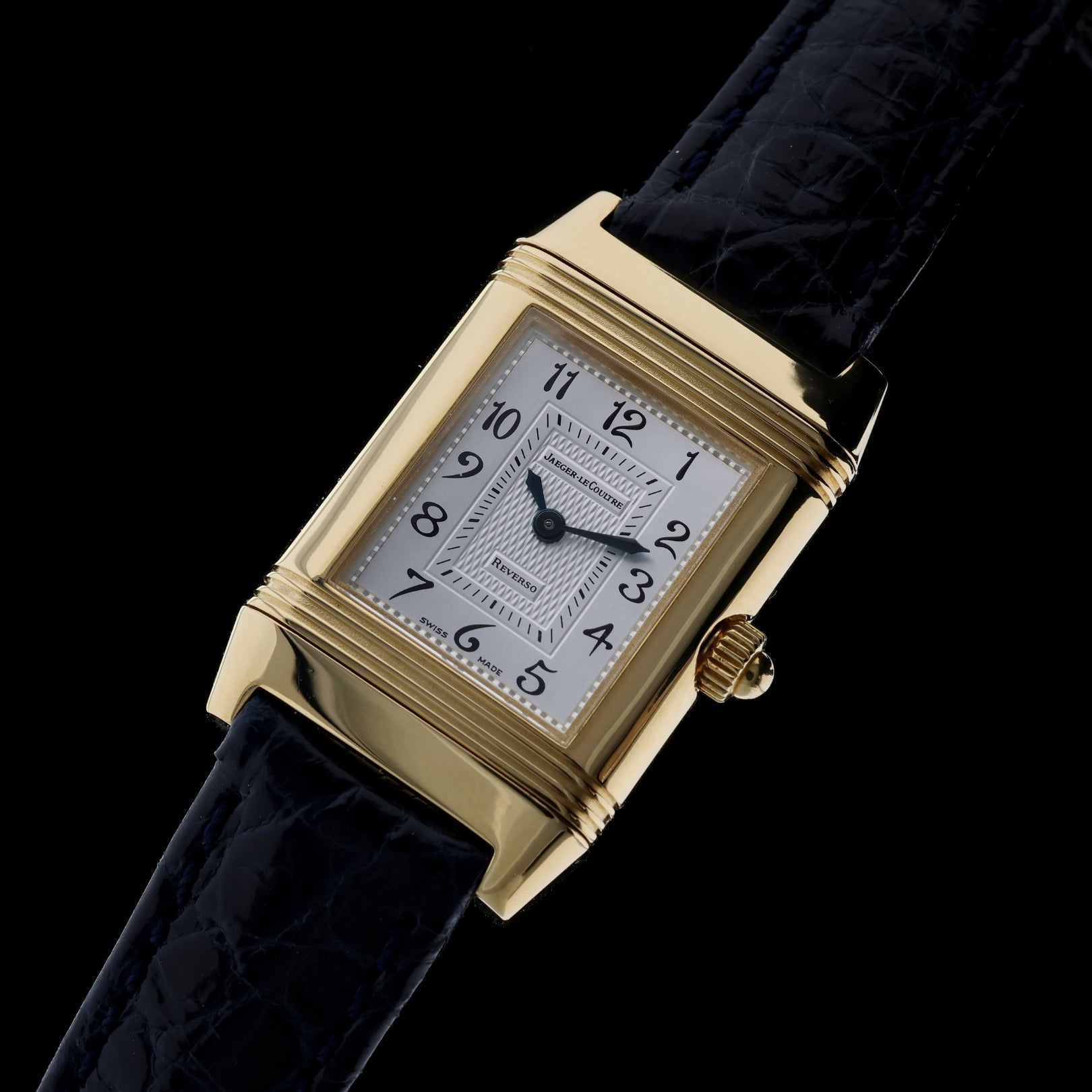 Jaeger - LeCoultre Reverso Duetto, Gelbgold, Diamanten, Ref. 266.1.44, JLC - Box - LUXUHRIA