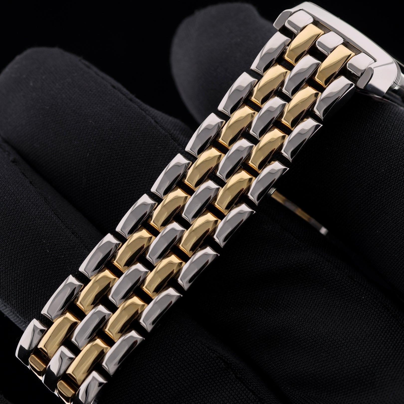 Jaeger - LeCoultre Reverso Lady, Stahl/Gold Armband, Ref. 260.8.08, 12 - 1998, B+P - LUXUHRIA