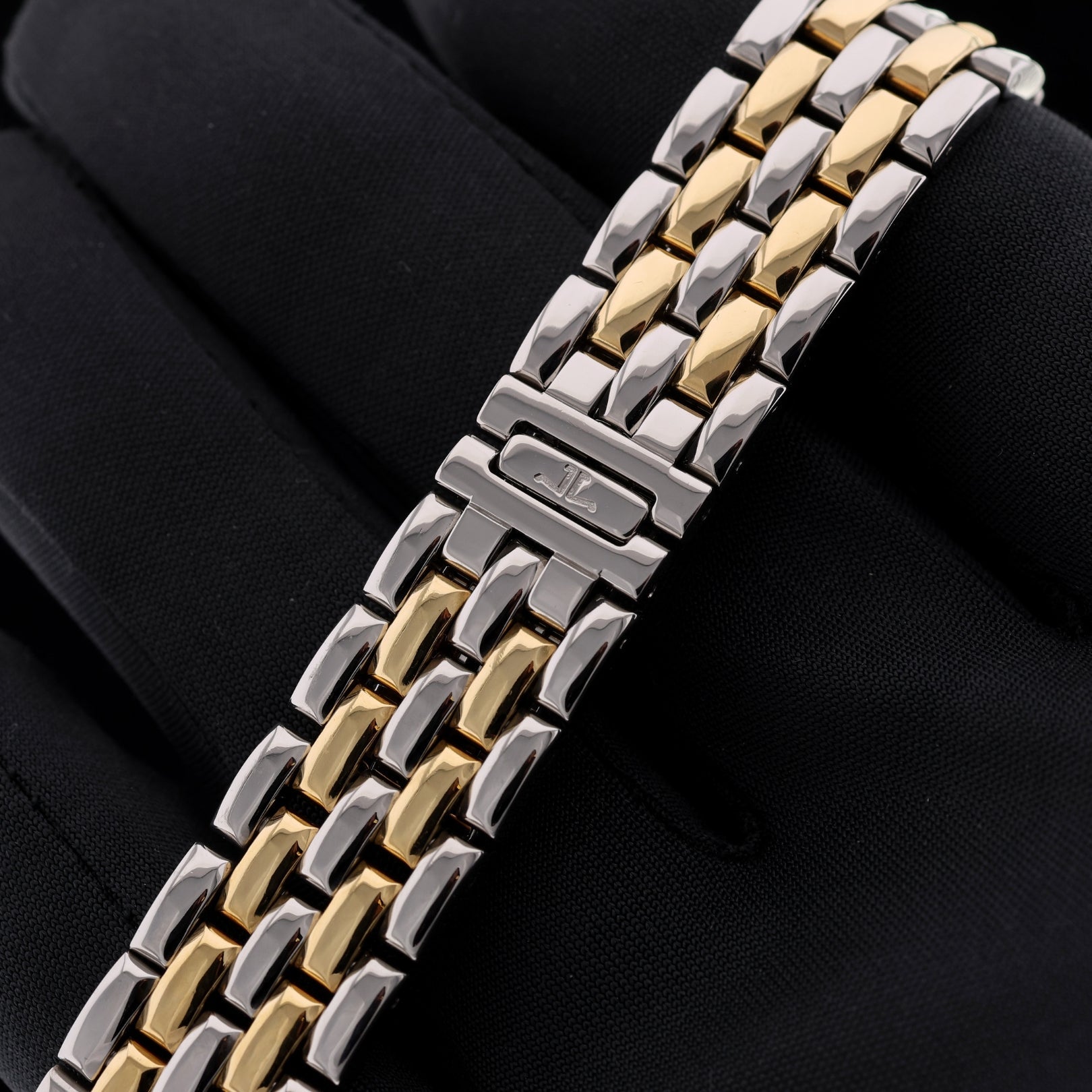 Jaeger - LeCoultre Reverso Lady, Stahl/Gold Armband, Ref. 260.8.08, 12 - 1998, B+P - LUXUHRIA