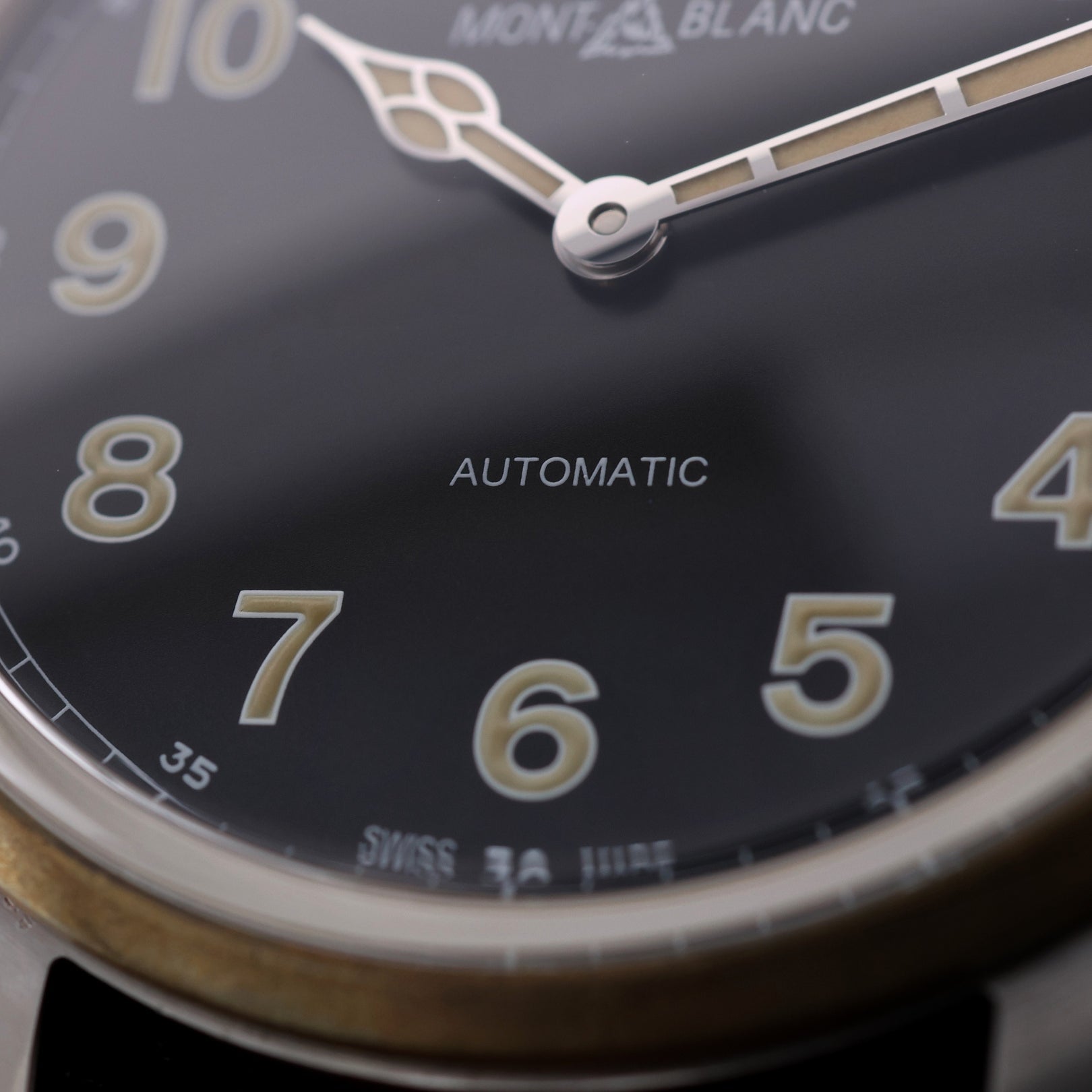 Montblanc 1858 Automatic, Stahl/Bronze, Black Dial, Ref. 117833, 11 - 2018, B+P - LUXUHRIA