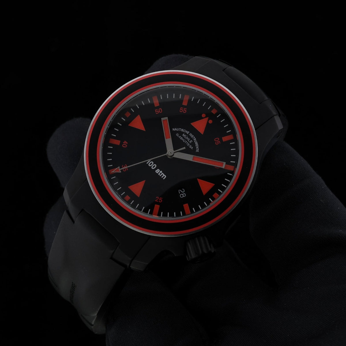 Mühle Glashütte Nautische Instrumente S.A.R. Anniversary-Timer, Edelstahl, Ref. M1-41-53, 2013, B+P - LUXUHRIA