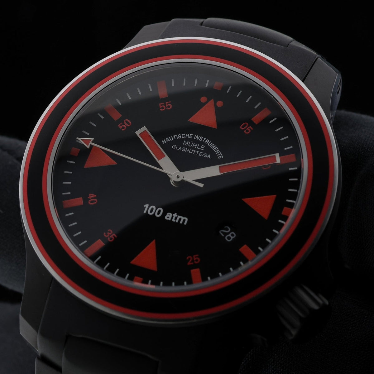 Mühle Glashütte Nautische Instrumente S.A.R. Anniversary-Timer, Edelstahl, Ref. M1-41-53, 2013, B+P - LUXUHRIA