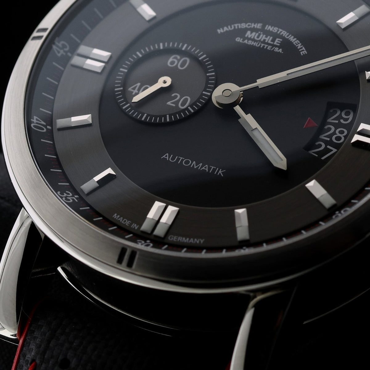 Mühle Glashütte Nautische Instrumente Teutonia II Sport, Edelstahl, Ref. M1-29-70, 2018, B+P - LUXUHRIA