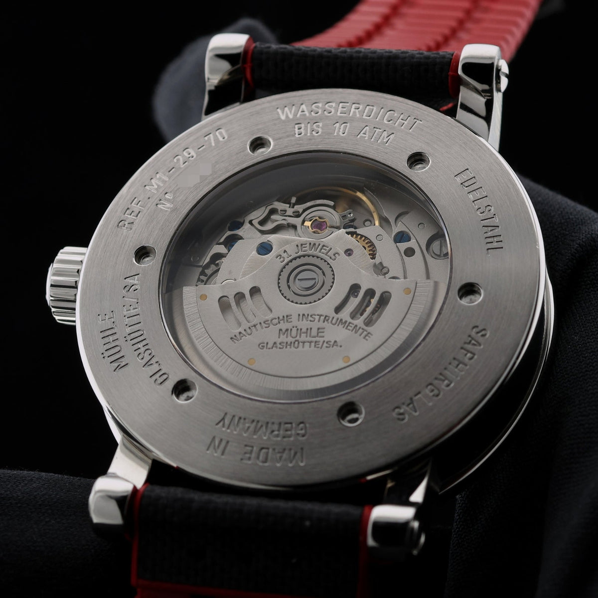 Mühle Glashütte Nautische Instrumente Teutonia II Sport, Edelstahl, Ref. M1-29-70, 2018, B+P - LUXUHRIA