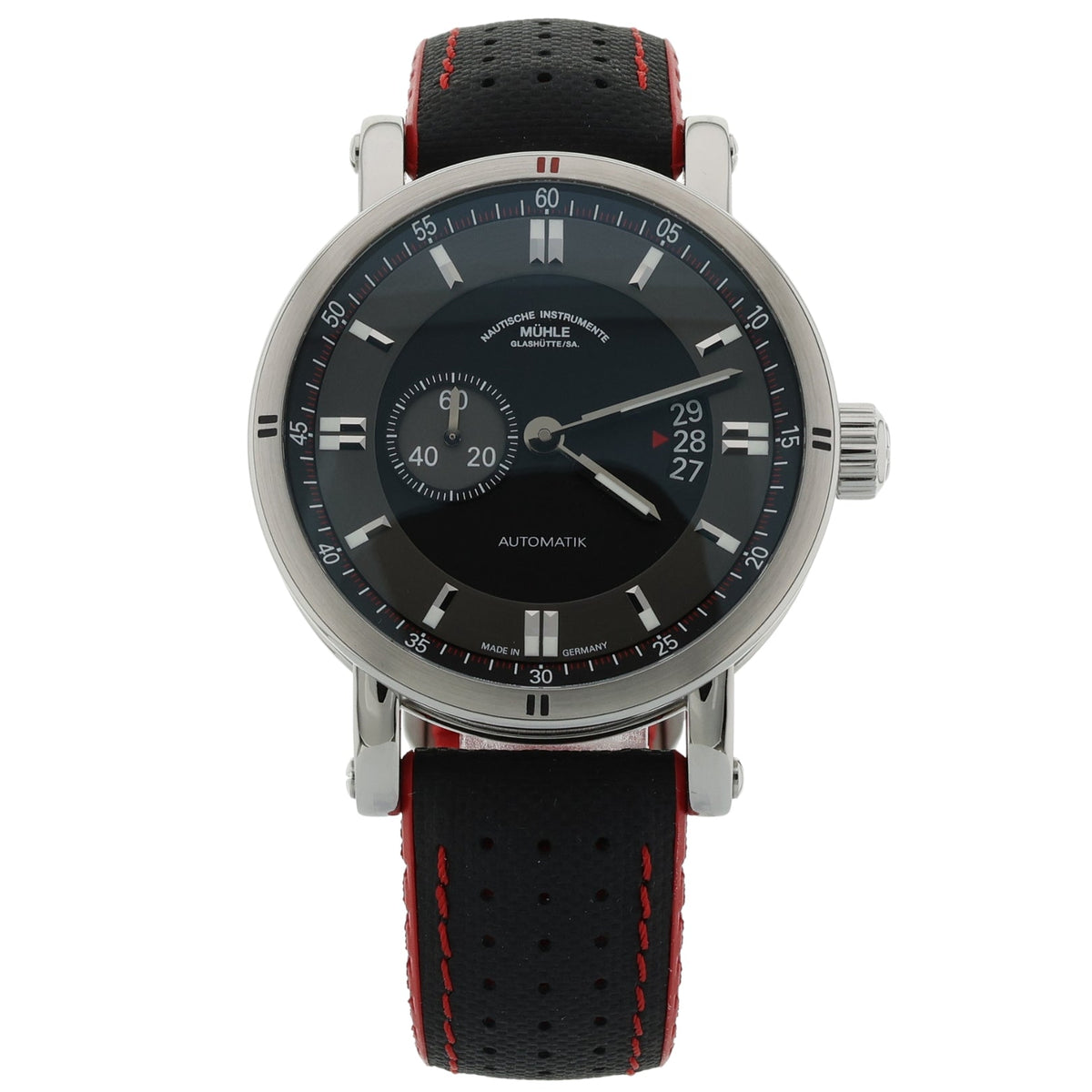 Mühle Glashütte Nautische Instrumente Teutonia II Sport, Edelstahl, Ref. M1-29-70, 2018, B+P - LUXUHRIA